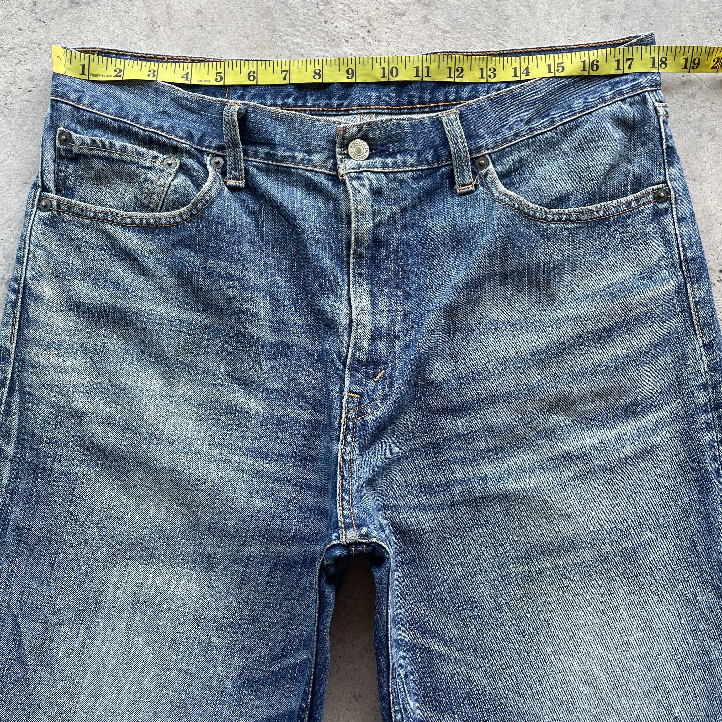 Jean × Levi's Vintage Levi’s 533 Jeans Denim Pants Faded W36 Size US 36 / EU 52 - 5 Thumbnail