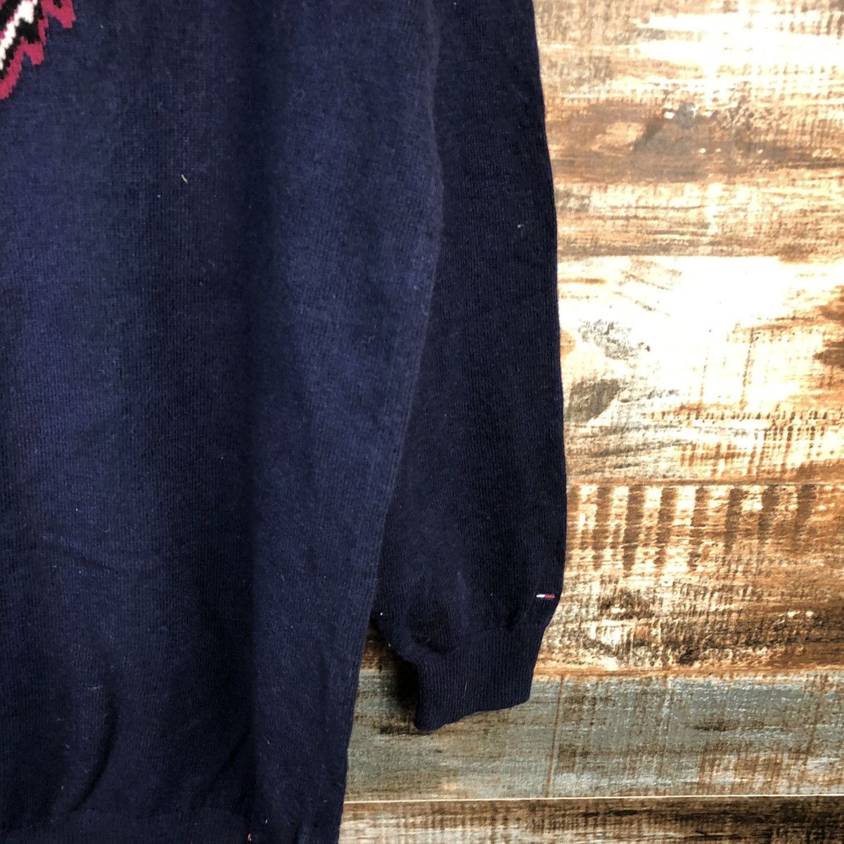 Tommy Hilfiger Tommy Hilfiger Tiger Dark Blue Knitwear sweatshirt #A1542 Size US XS / EU 42 / 0 - 8 Thumbnail