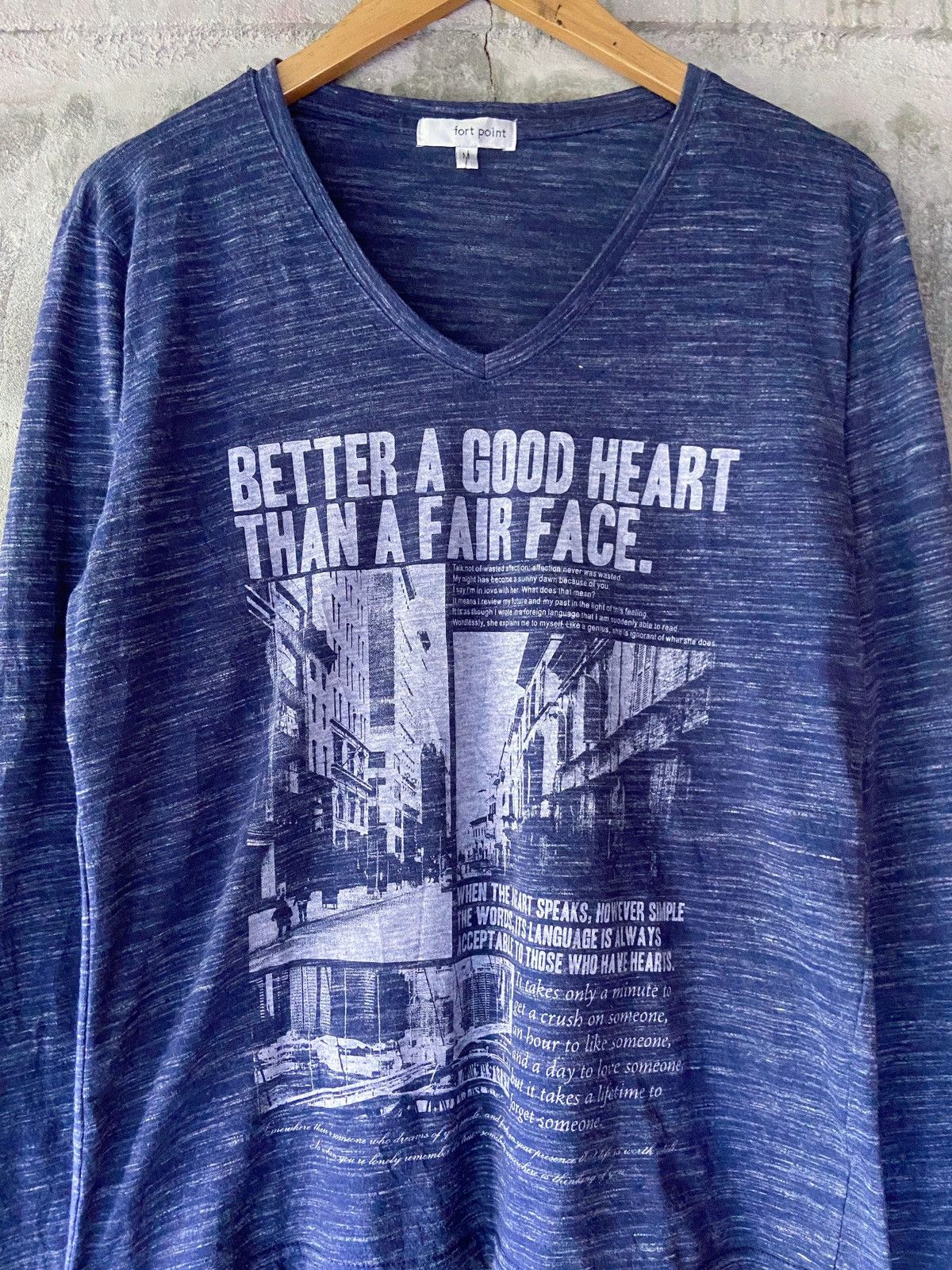 Japanese Brand BETTER A GOOD HEART THAN A FAIR FACE LONG SLEEVE Size US M / EU 48-50 / 2 - 2 Thumbnail