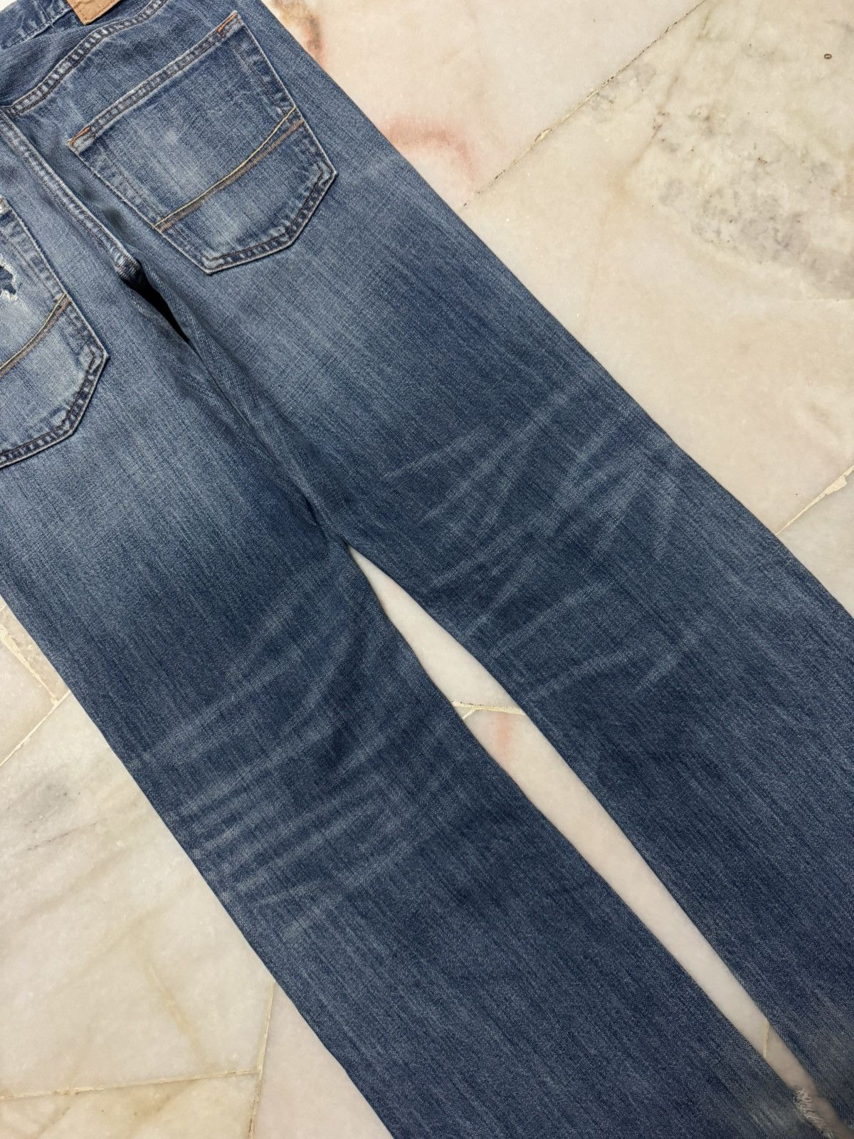 Vintage 💥FLARE💥90s STYLE ABERCROMBIE & FITCH SICK SAND WASH DISTRESS Size US 30 / EU 46 - 19 Thumbnail