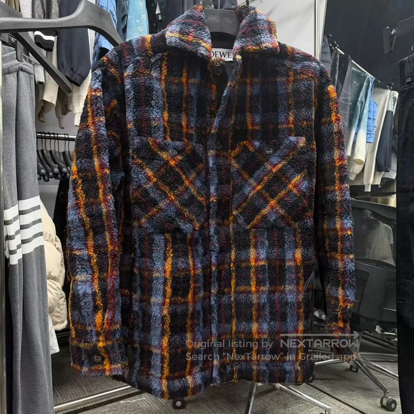 Loewe Loewe Plaid Pocket Fleece Jacket| Size US XS / EU 42 / 0 - 1 Thumbnail