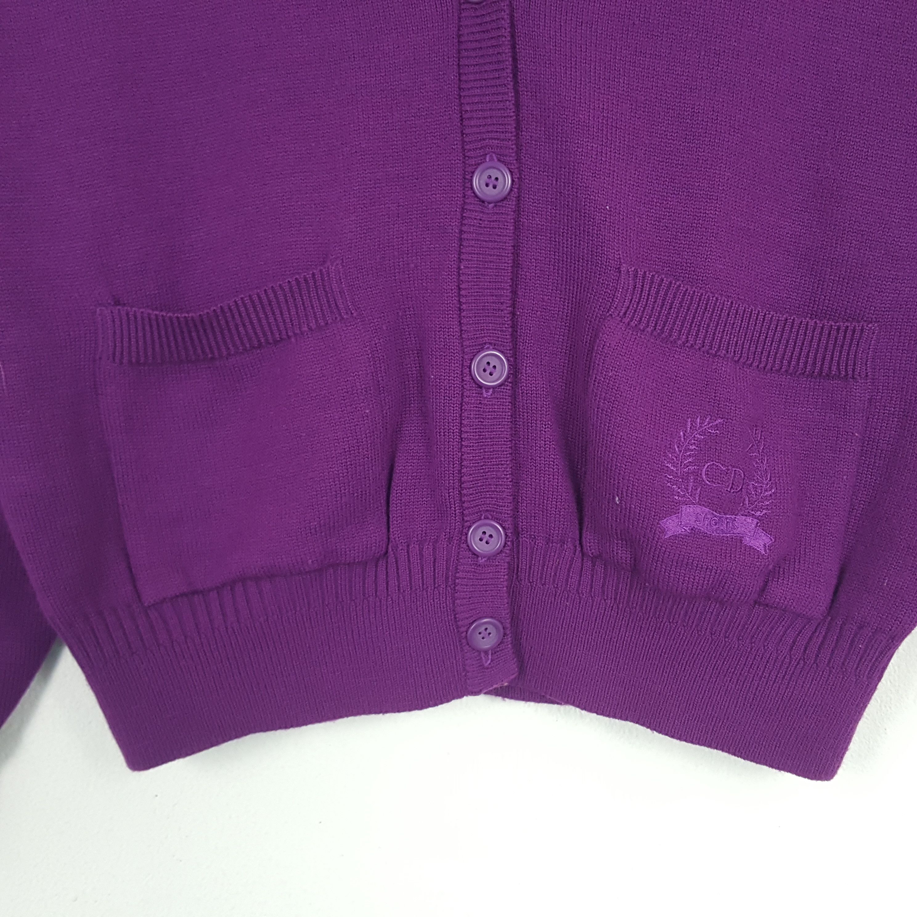 Christian Dior Monsieur Vintage Christian Dior Sports Cardigan Sweater Size S / US 4 / IT 40 - 2 Thumbnail