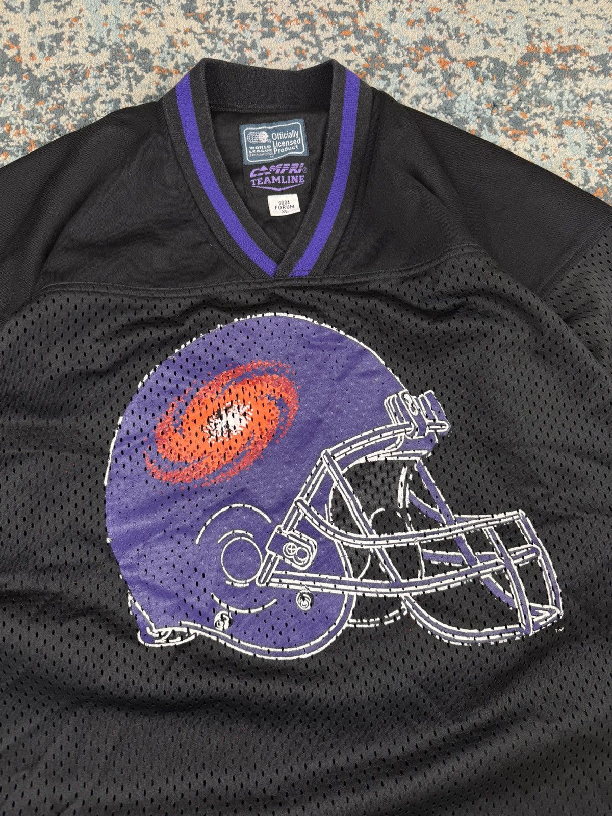 NFL × Vintage Vintage 1991 Frankfurt Galaxy American football jersey 90s Size US XL / EU 56 / 4 - 7 Thumbnail