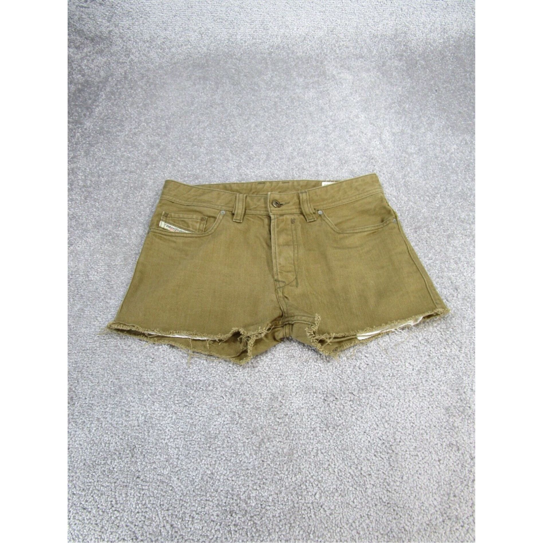 Diesel Diesel Womens Brown Jean Shorts Size 28" / US 6 / IT 42 - 1 Thumbnail