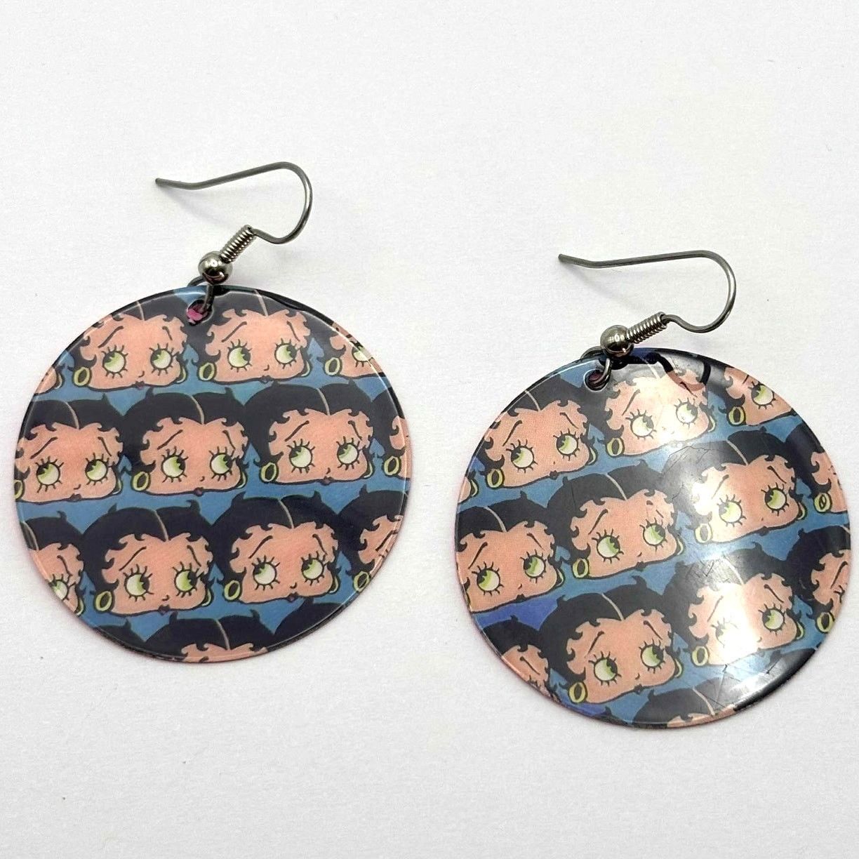 Other Blue Betty Boop Earrings Size ONE SIZE - 2 Thumbnail