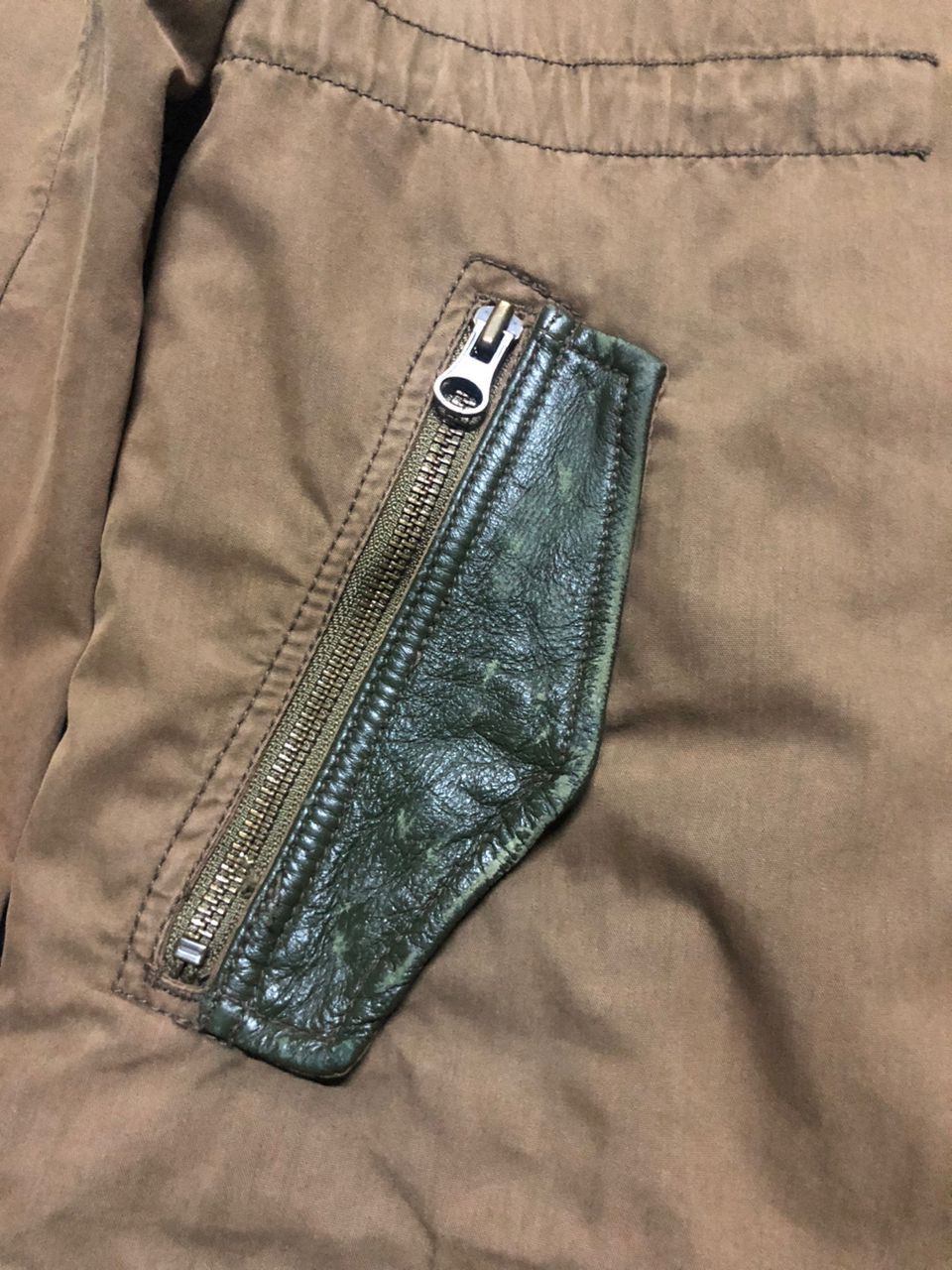 Japanese Brand Heritage Stone Cargo Pocket Jacket Leather Part Rare Design Size US M / EU 48-50 / 2 - 14 Thumbnail