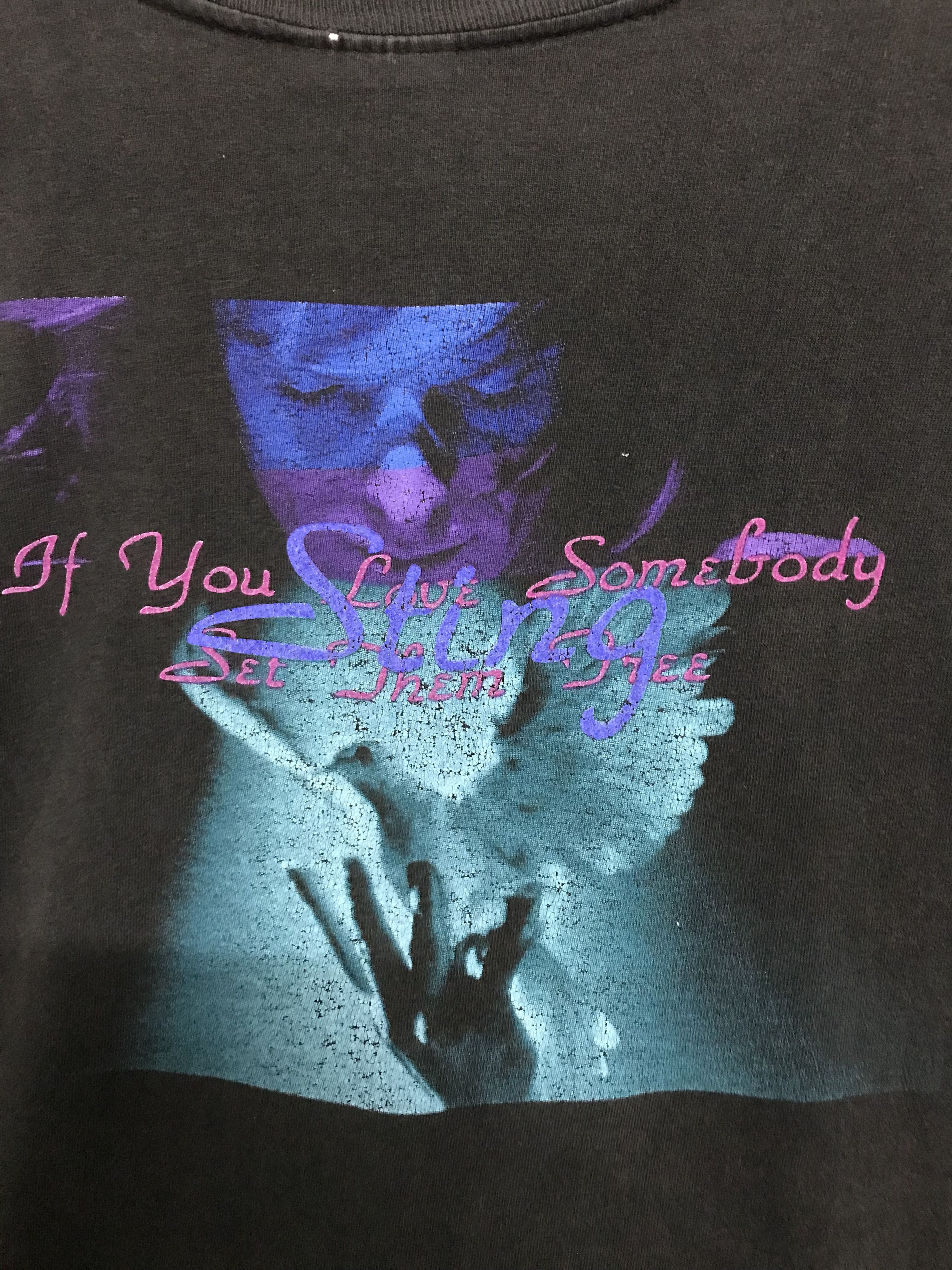 Vintage Vintage Distres Sting Set Them Free Band Tees Size US L / EU 52-54 / 3 - 7 Thumbnail