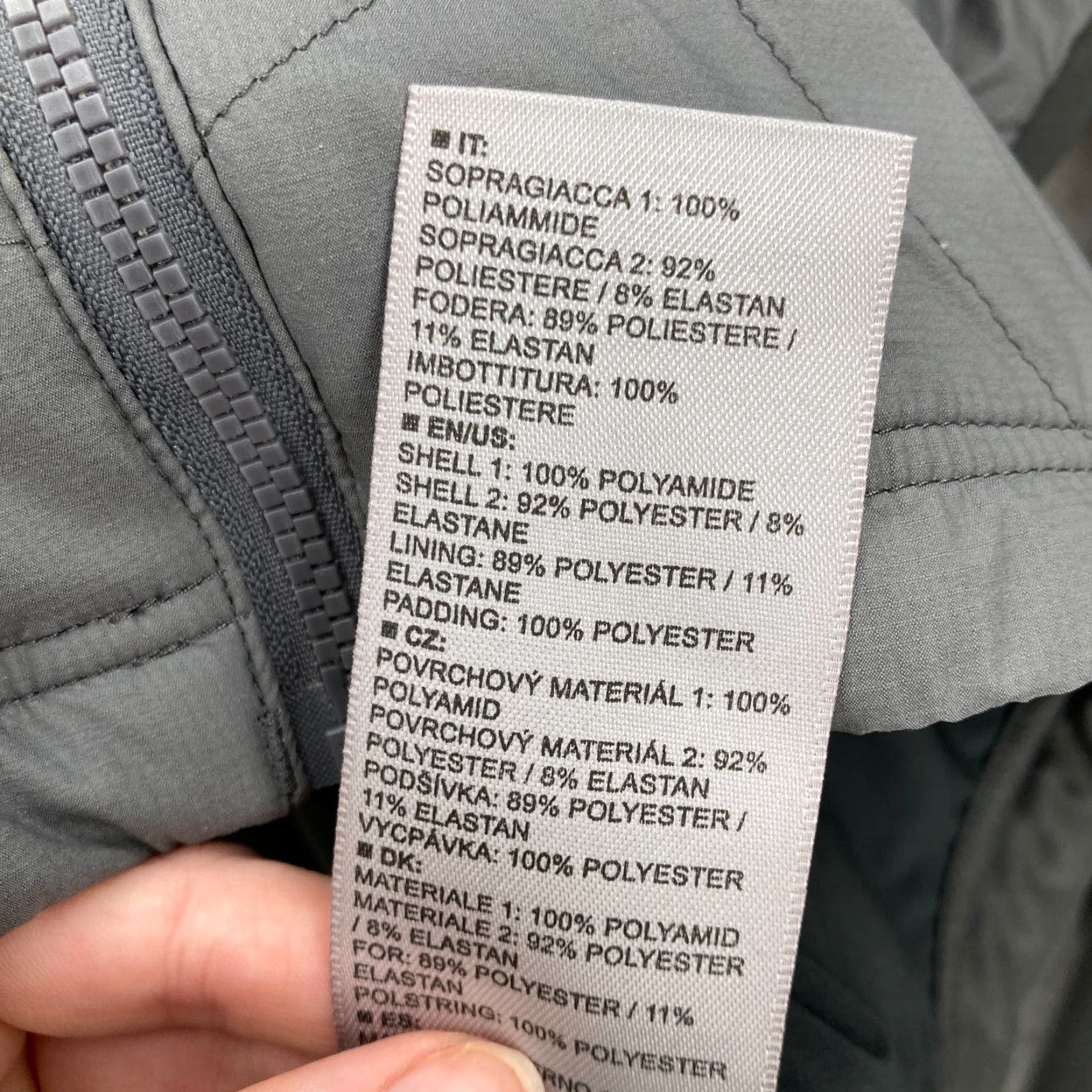 KJUS KJUS Jacket Mens Medium 50 Gray Retention Quilted Golf Performance Full Zip Mens Jacket Size US M / EU 48-50 / 2 - 6 Thumbnail