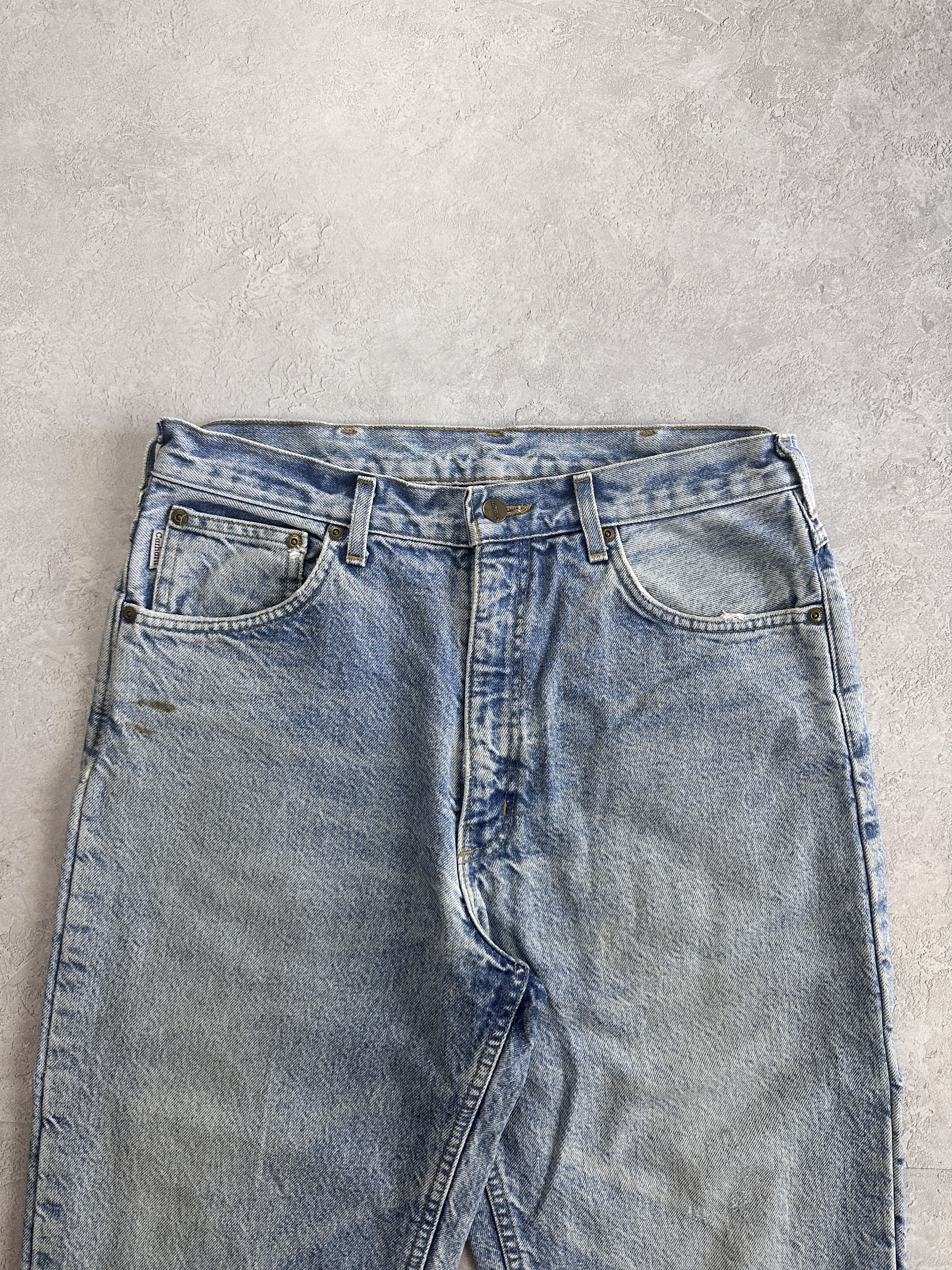 Carhartt × Vintage Vintage Carhartt Workwear Denim Flannel Lined Pant Size US 34 / EU 50 - 3 Thumbnail