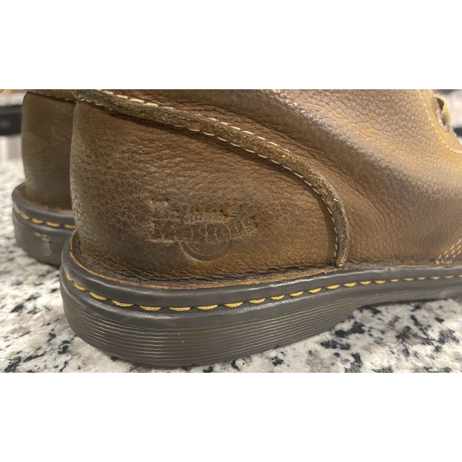 Dr. Martens Dr Doc Martens Sussex Industrial Chukka Boots 3 Eye Brown Leather Men's Size 13 Size US 12 / EU 45 - 5 Thumbnail