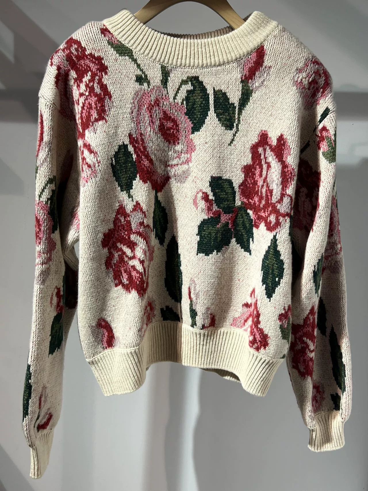 Magda Butrym New Magda Butrym Floral Knit Sweater Size XXS / US 00 / IT 34 - 1 Thumbnail