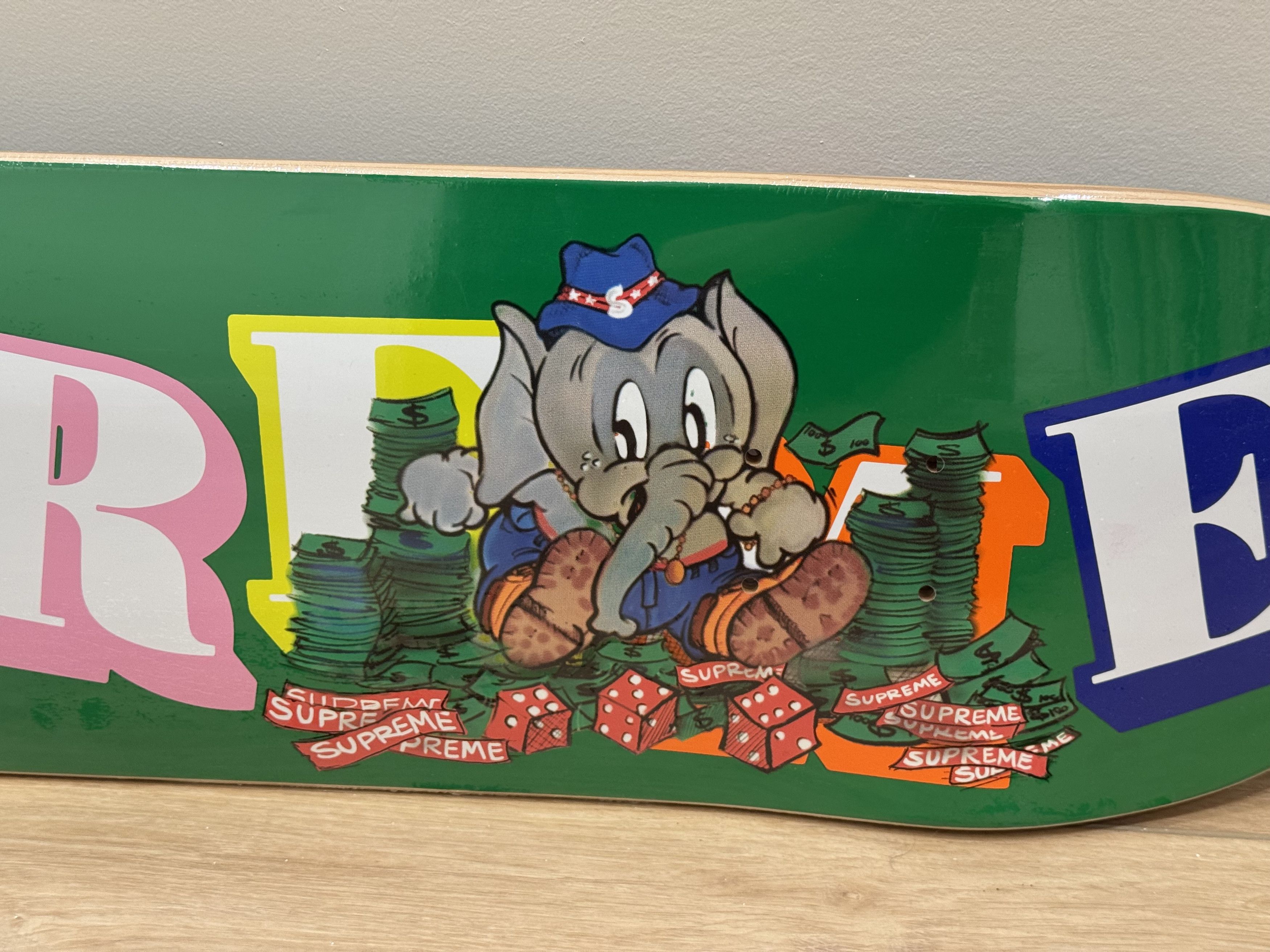 Supreme Supreme Elephant Skateboard Deck Green Size ONE SIZE - 1 Thumbnail