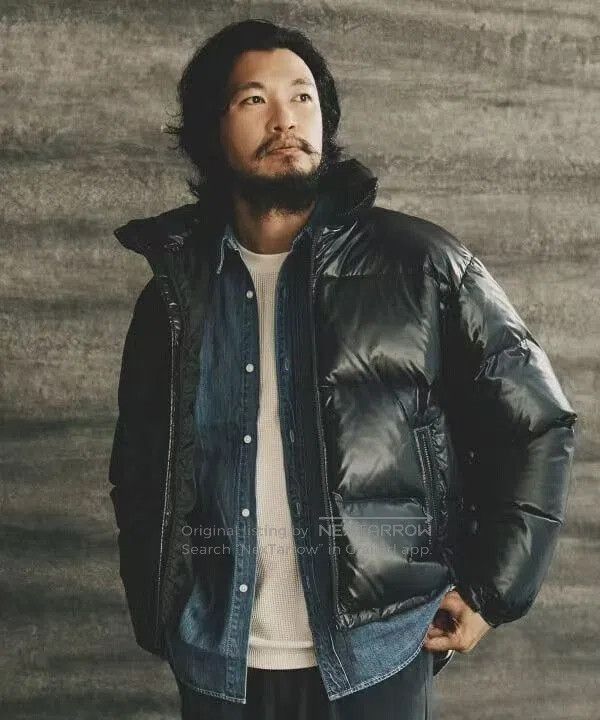 Beams Japan lightweight warm puffer jacket with stand collar. Size US M / EU 48-50 / 2 - 9 Thumbnail