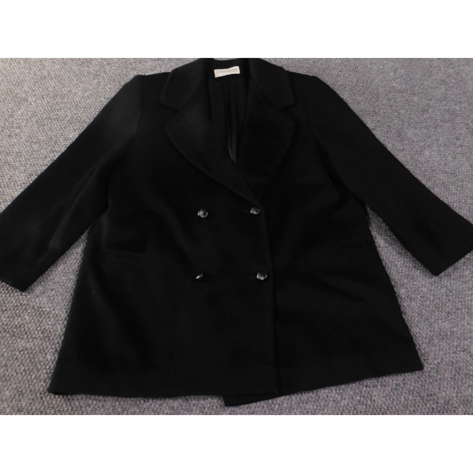 Vintage forecaster of boston coat 12 womens trench coat vintage wool button Size XL / US 12-14 / IT 48-50 - 3 Thumbnail