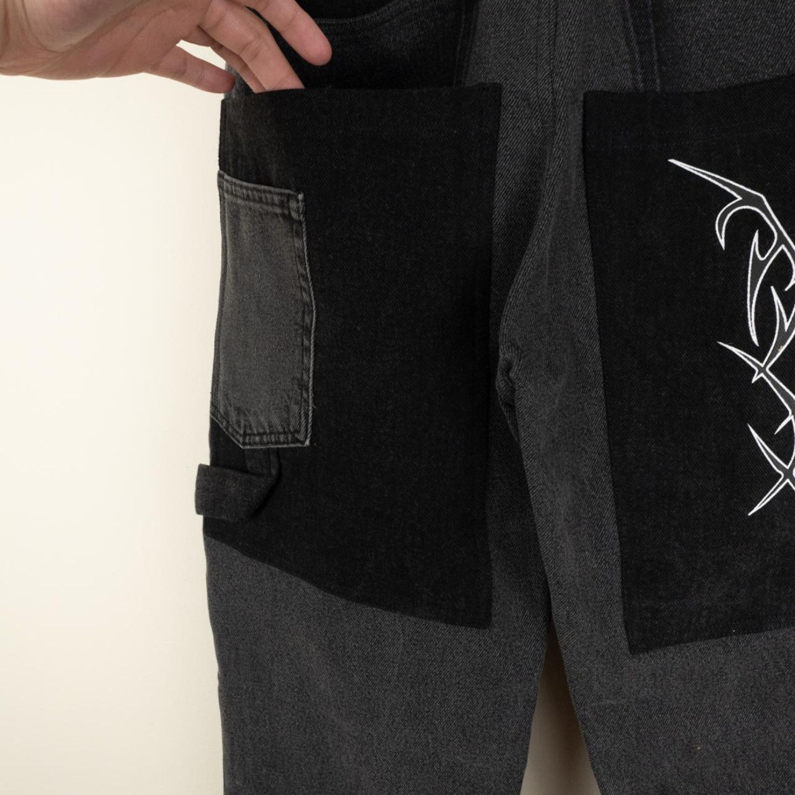 Levi's Reworked custom wide leg denim Size US 34 / EU 50 - 5 Thumbnail