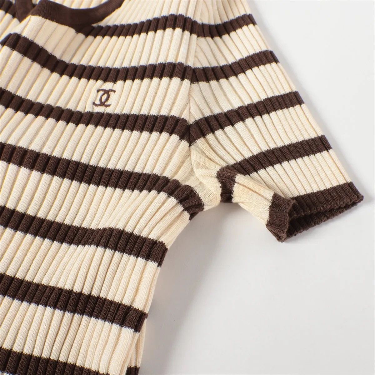 Chanel Chanel Botique striped top t-shirt 40 Size M / US 6-8 / IT 42-44 - 2 Thumbnail
