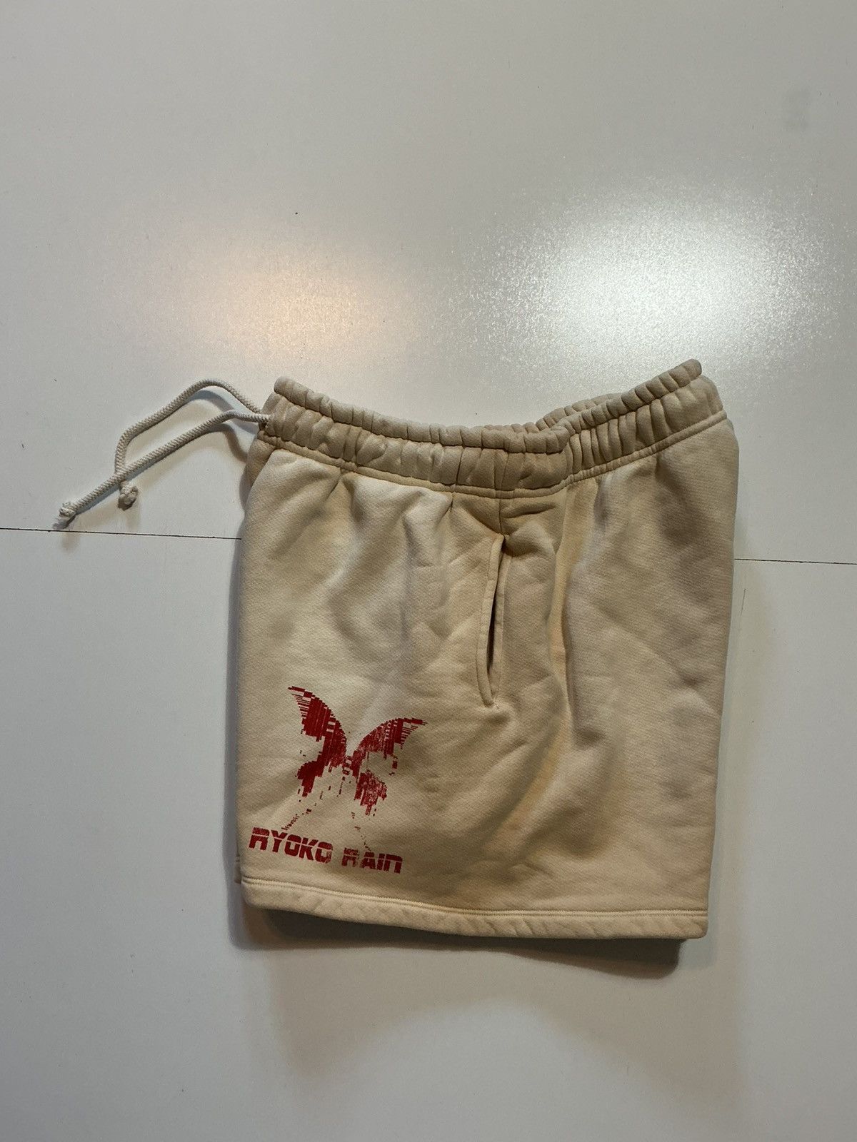 Ryoko Rain Ryoko Rain Butterfly Graphic 5" Inseam Sweat Shorts Size US 36 / EU 52 - 2 Thumbnail