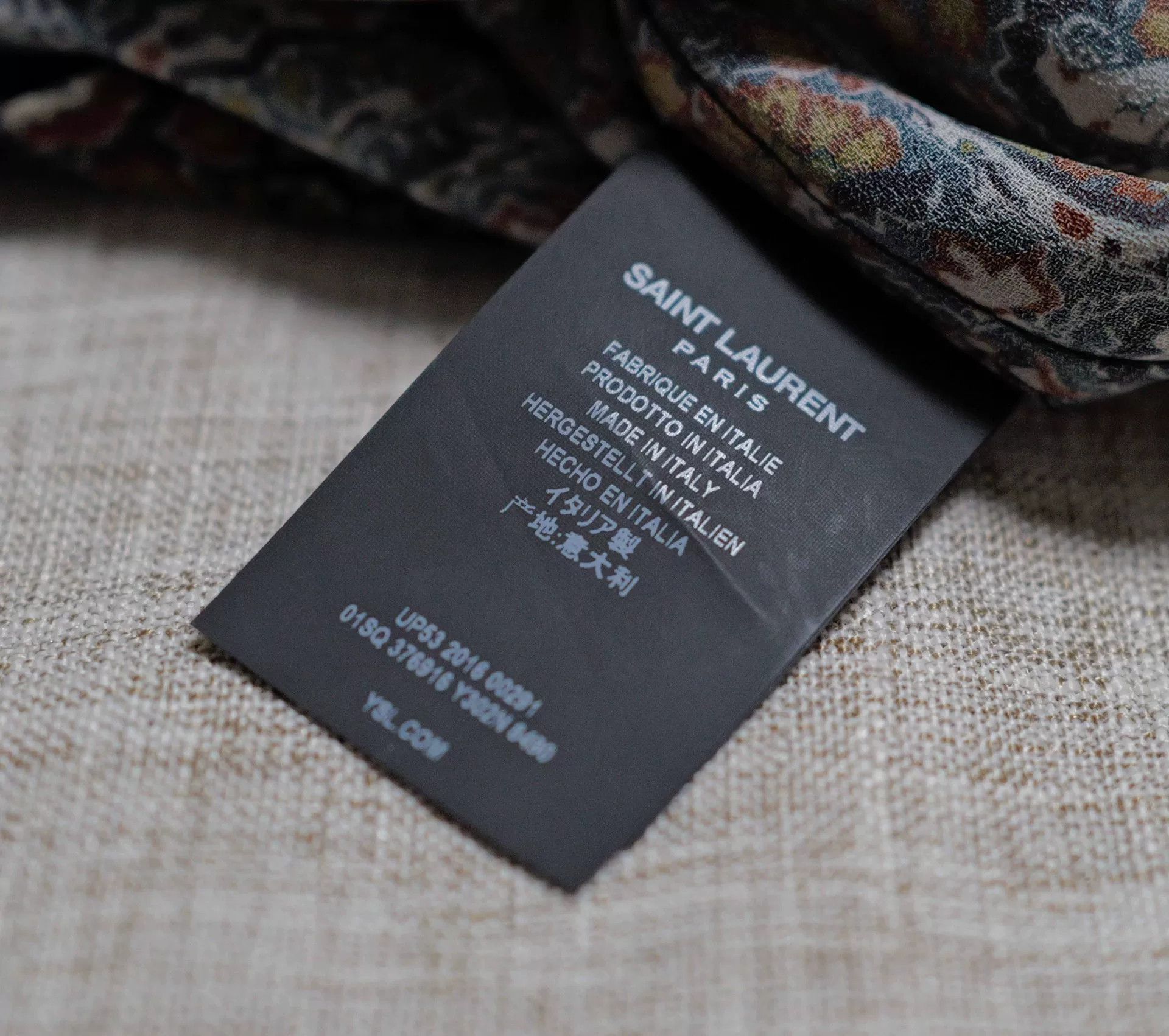 Saint Laurent Paris paisley floral button-up shirt by Saint Laurent. Size US S / EU 44-46 / 1 - 4 Thumbnail