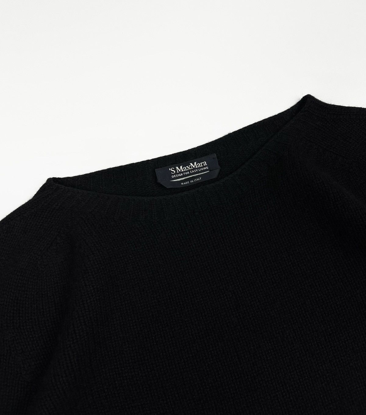 Designer × Max Mara rare S' Max Mara Wool black Sweater Size M / US 6-8 / IT 42-44 - 5 Thumbnail