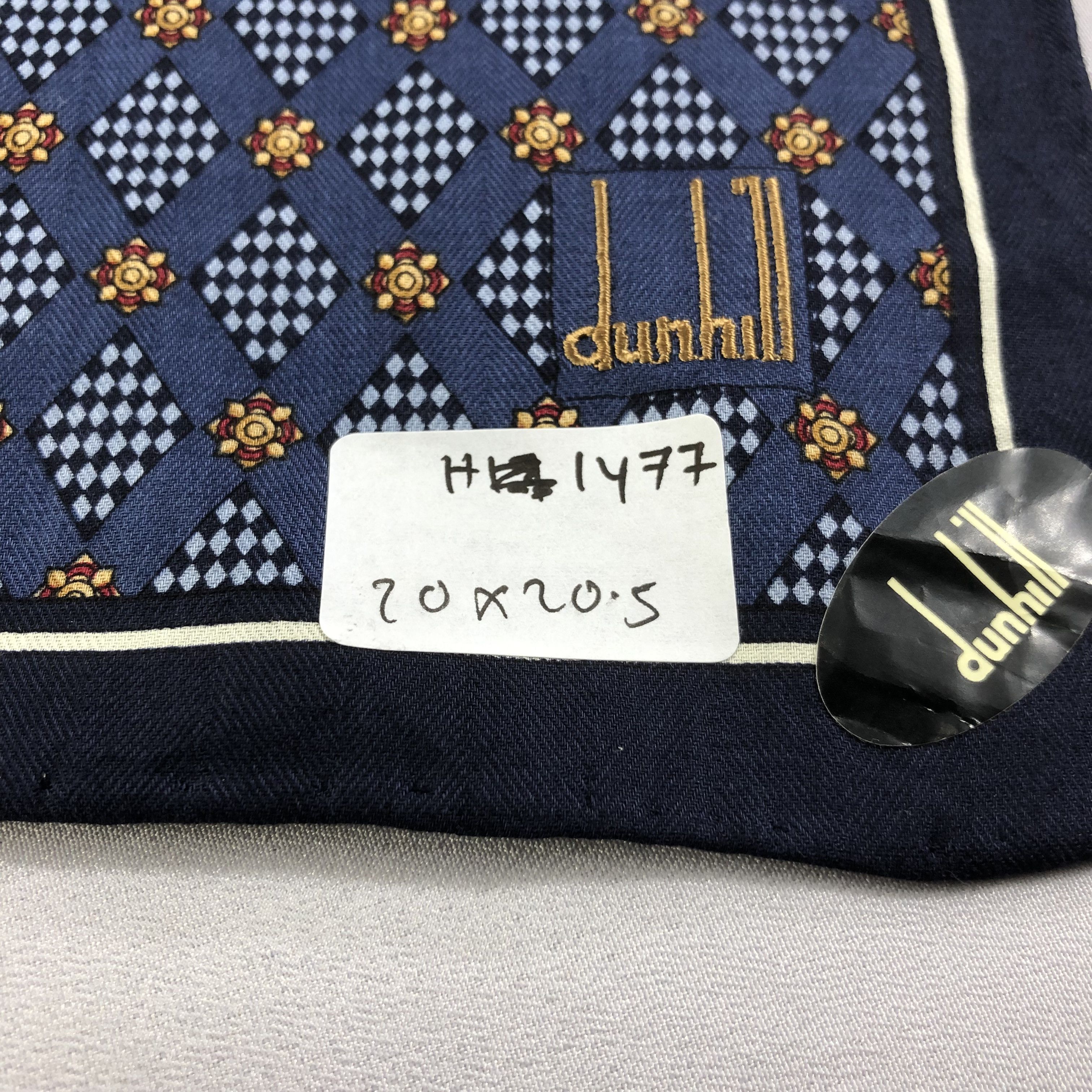 Alfred Dunhill Dunhill Handkerchief Neckerchief Bandana H1477 Size ONE SIZE - 7 Thumbnail