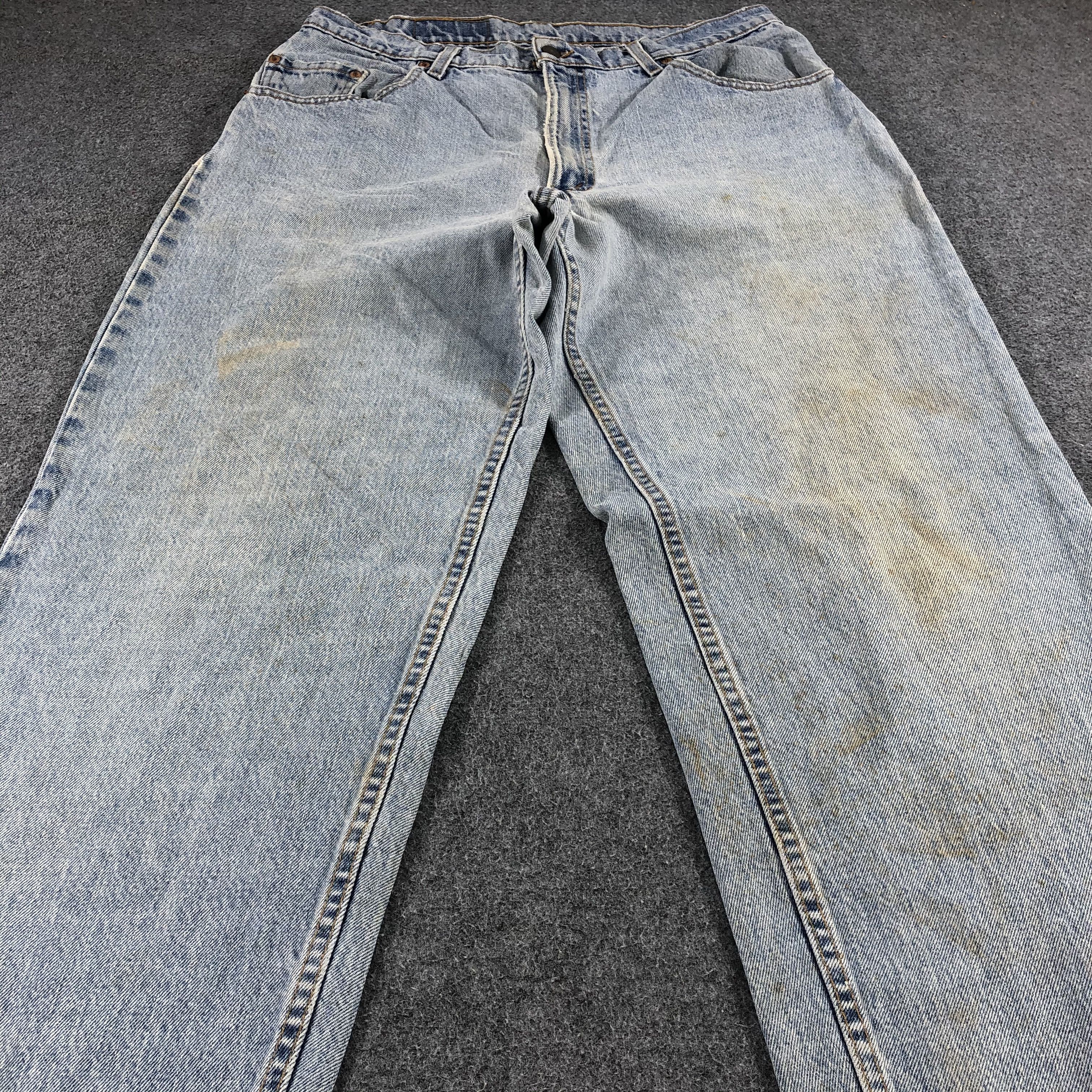 Levi's 90s Vintage Light Wash Levis 560 Jeans- J1351 Size US 35 - 3 Thumbnail