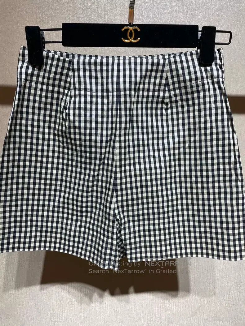Dior Dior Classic black and white checkered shorts Size 42" / US 20 - 2 Thumbnail