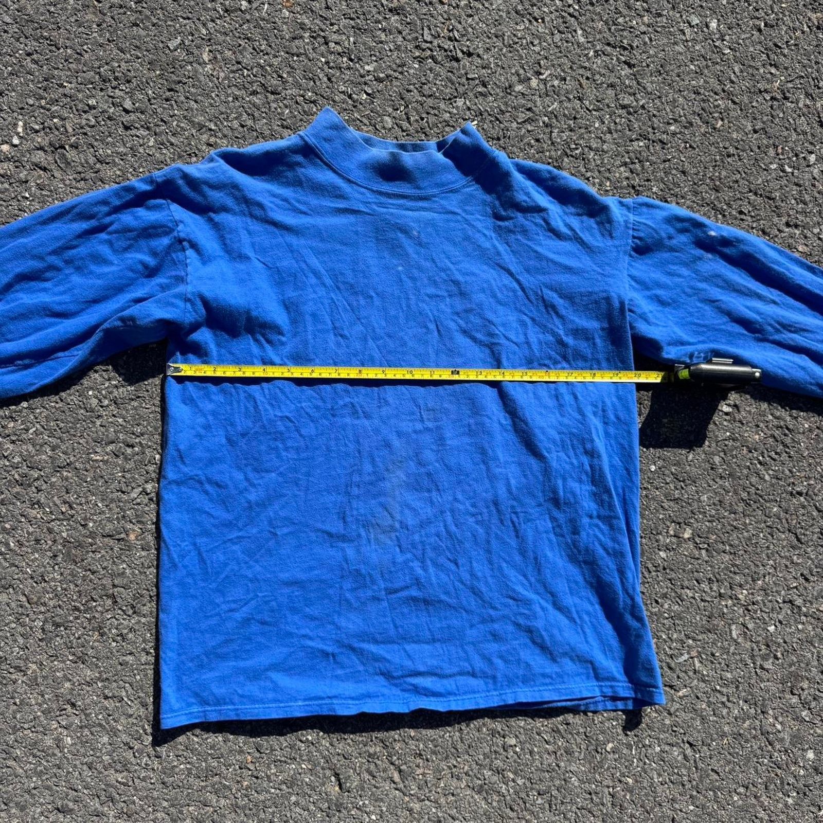 Vintage Vintage 80s Kenneth Allen Blue Long Sleeve – Size Medium Size US M / EU 48-50 / 2 - 5 Thumbnail