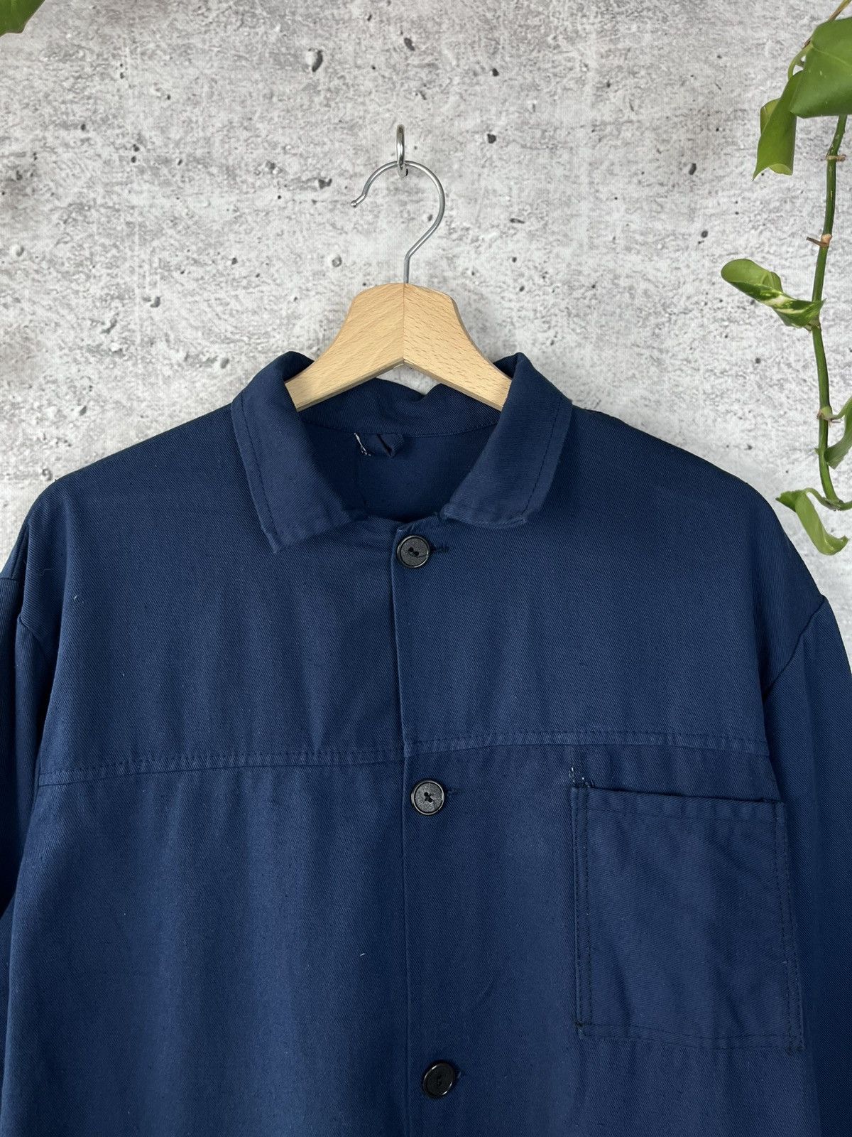 Vintage French Chore Jacket Le Laboureur Workwear Overshirt Size US L / EU 52-54 / 3 - 2 Thumbnail