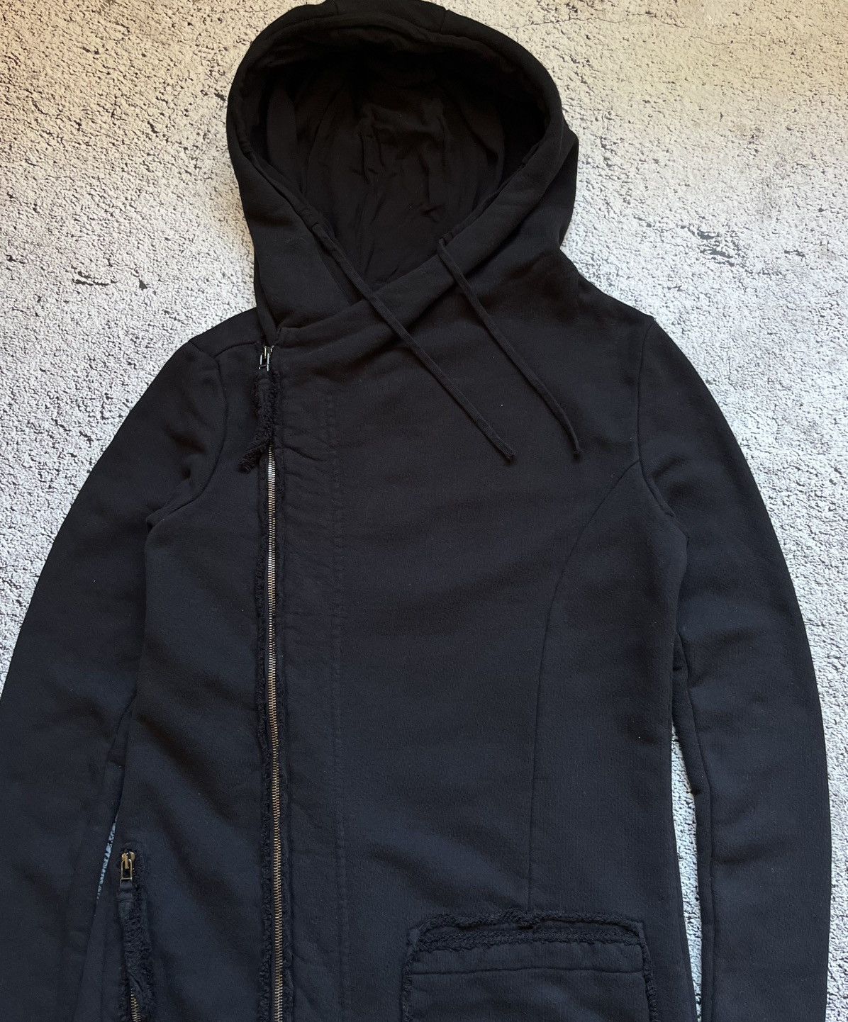 PAL OFFNER Pal Offner Asymmetric Hooded Long Jacket Size 3 (fits M-L) Size M / US 6-8 / IT 42-44 - 14 Thumbnail