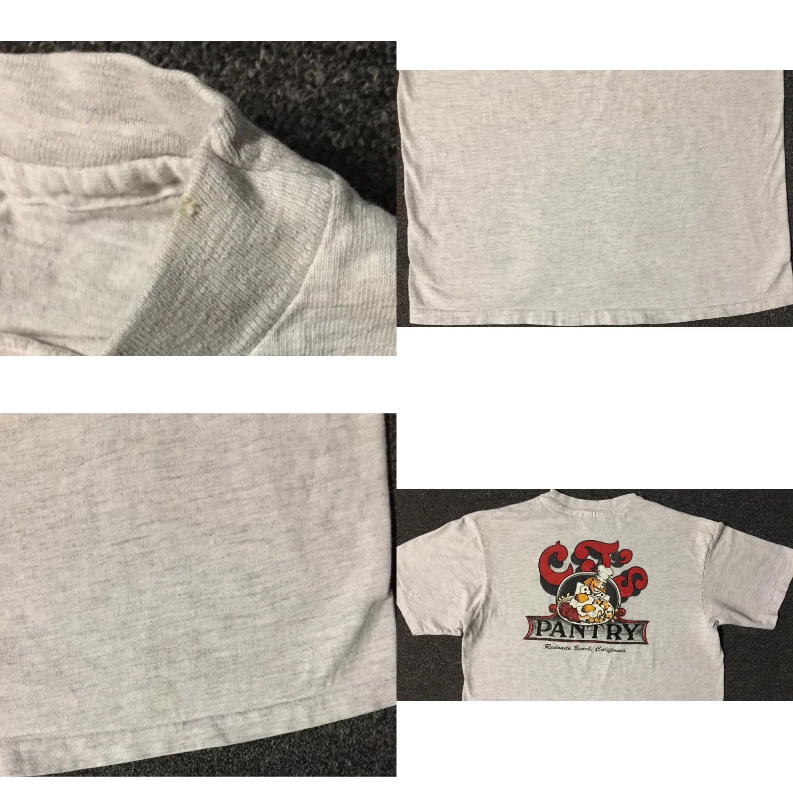 Vintage Vtg 90s CJs Pantry Restaurant Shirt S Redondo Beach Food Surf Grunge 80s Size US S / EU 44-46 / 1 - 9 Thumbnail