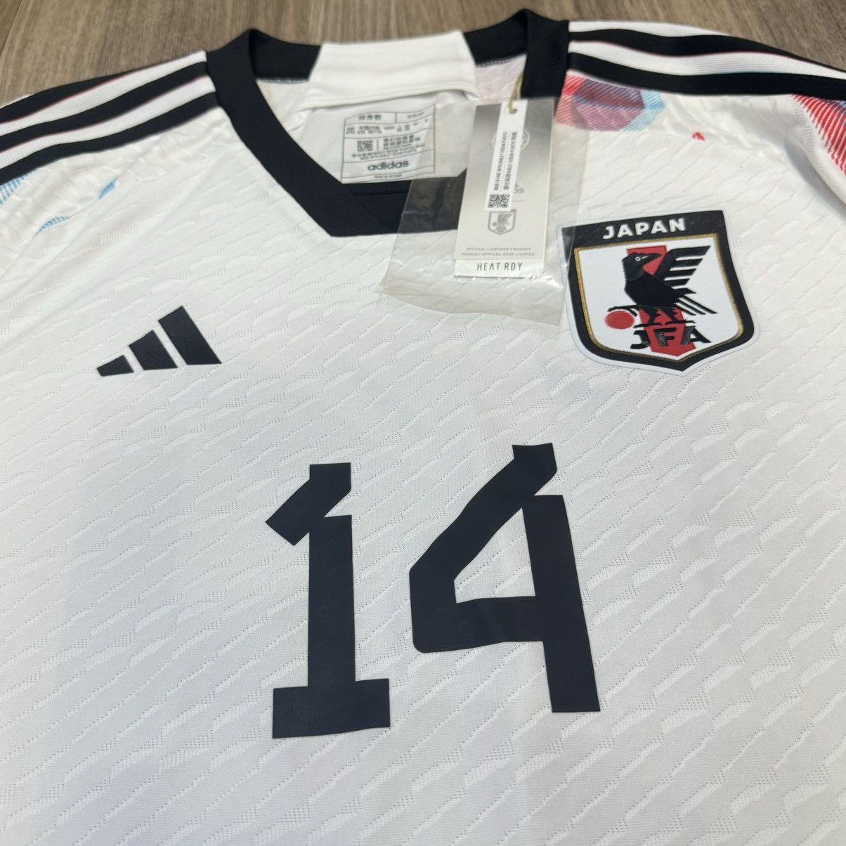 Adidas Japan 22/23 player issue away shirt #14 Ito (Bnwt) Size US XL / EU 56 / 4 - 3 Thumbnail