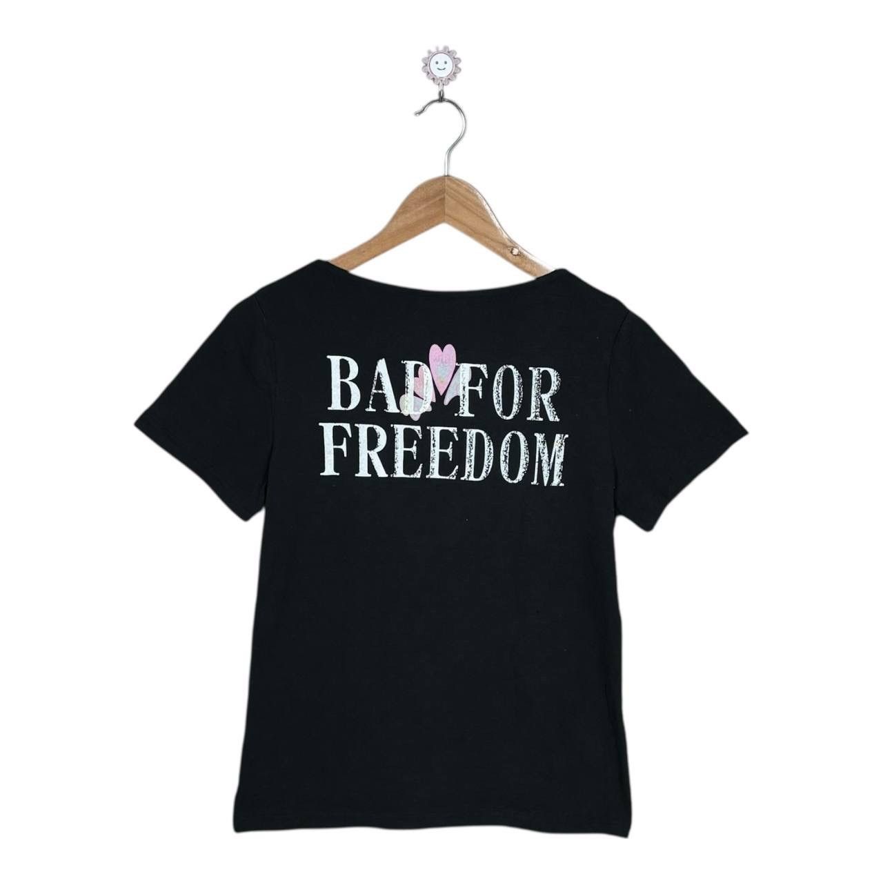 Japanese Brand Body Line Harajuku Punk Graphic Tee Lace-Up Ring Goth Shirt Size S / US 4 / IT 40 - 2 Thumbnail