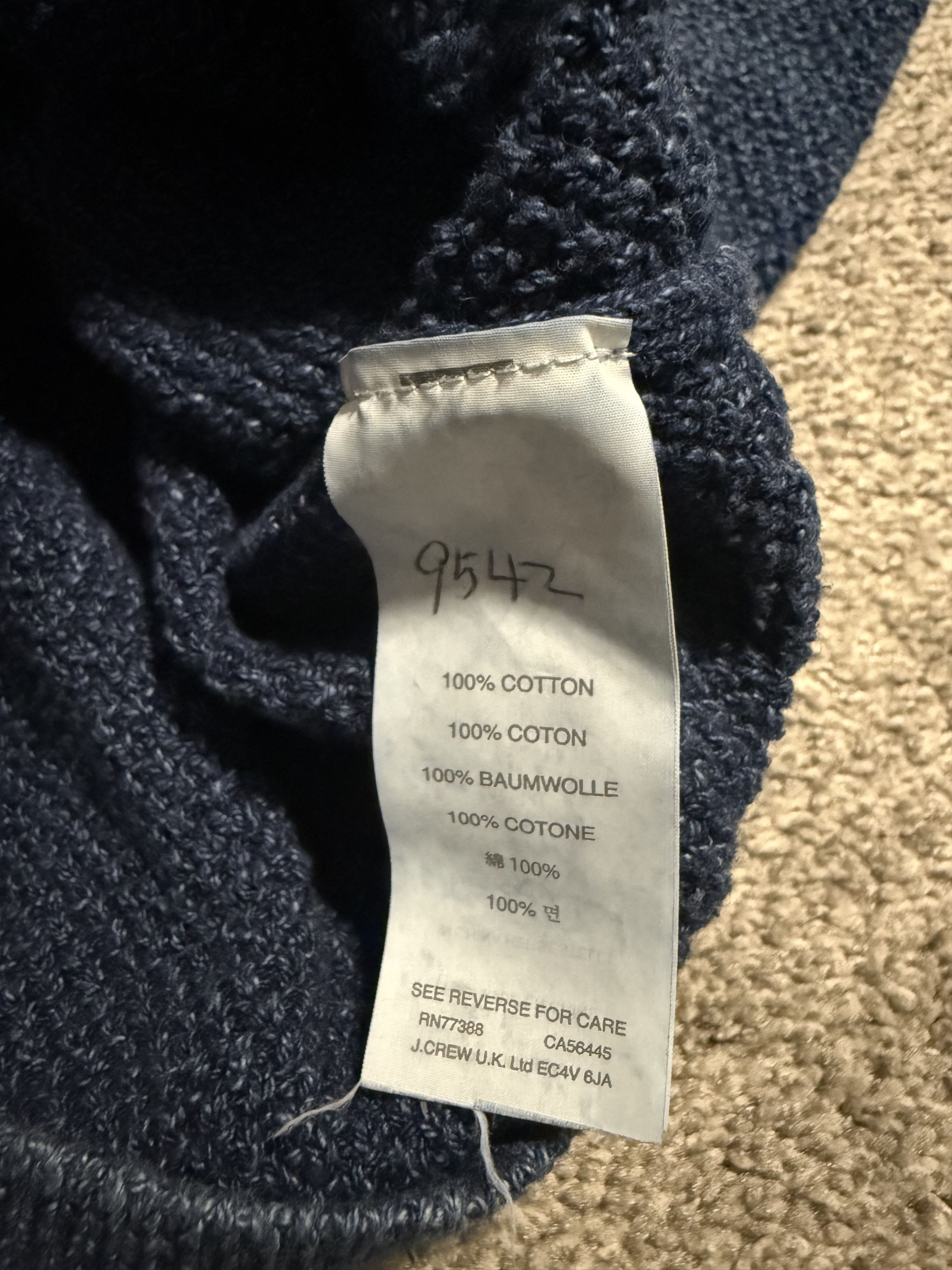 J.Crew J. Crew 100% Sweater Heavy Cotton Gray Crewneck M Size US M / EU 48-50 / 2 - 3 Thumbnail