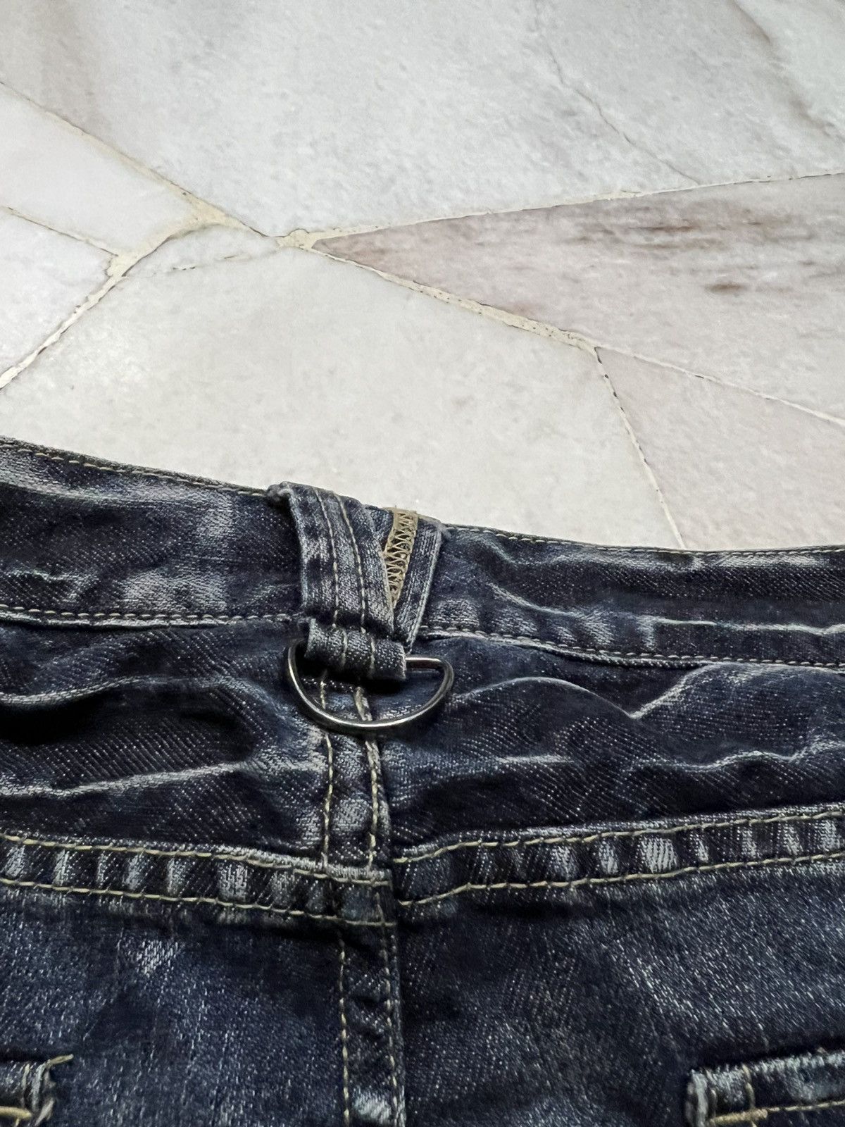 If Six Was Nine × PPFM × Seditionaries 🌈Insane Pocket PPFM Curved Multipocket Punk Jean Size US 35 - 17 Thumbnail