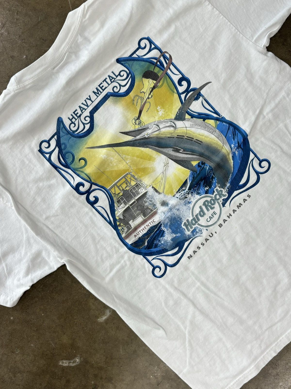 Hard Rock Cafe × Vintage Vintage Hard Rock Cafe Bahamas Pocket Tee Large Size US L / EU 52-54 / 3 - 1 Thumbnail