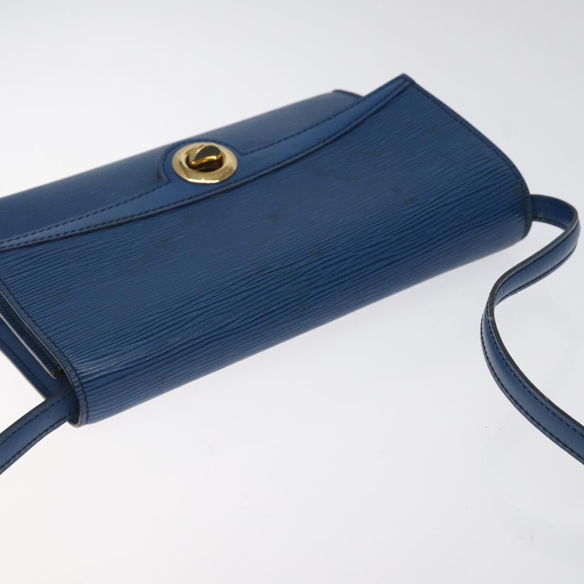 Louis Vuitton LOUIS VUITTON Epi Pochette Arche Shoulder Bag Blue M52575 Size ONE SIZE - 6 Thumbnail