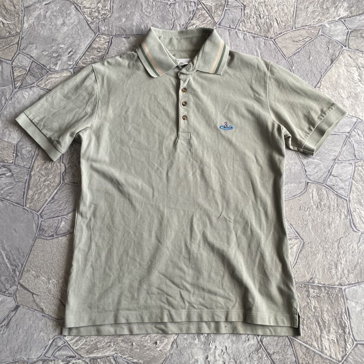 Vivienne Westwood Vivienne Westwood Polo T-Shirt Orb Logo Luxury Size US L / EU 52-54 / 3 - 1 Thumbnail