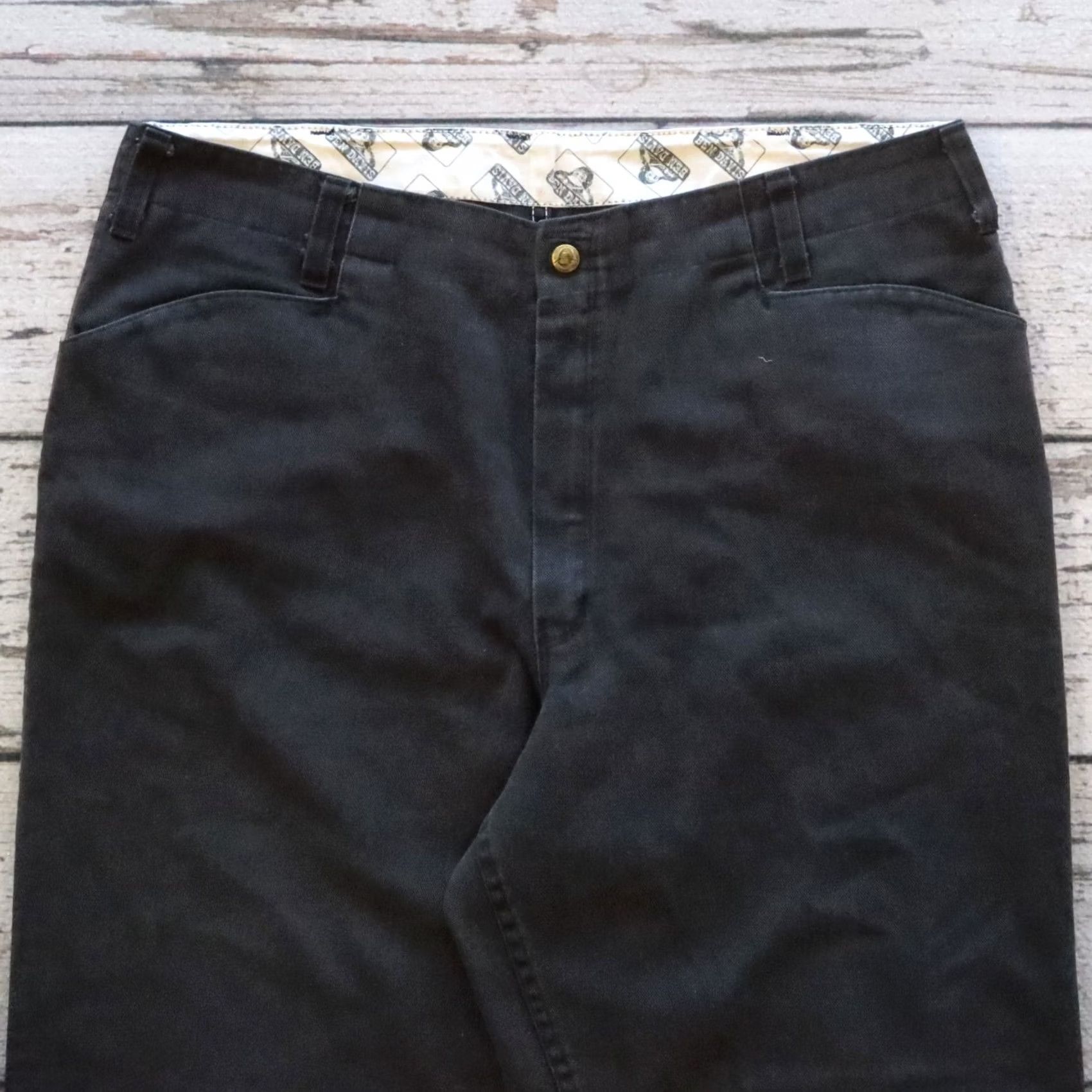 Ben Davis VINTAGE Ben Davis Black Work Pants Union Made in USA Mens or Unisex? Pants 38 36? Size US 38 / EU 54 - 2 Thumbnail