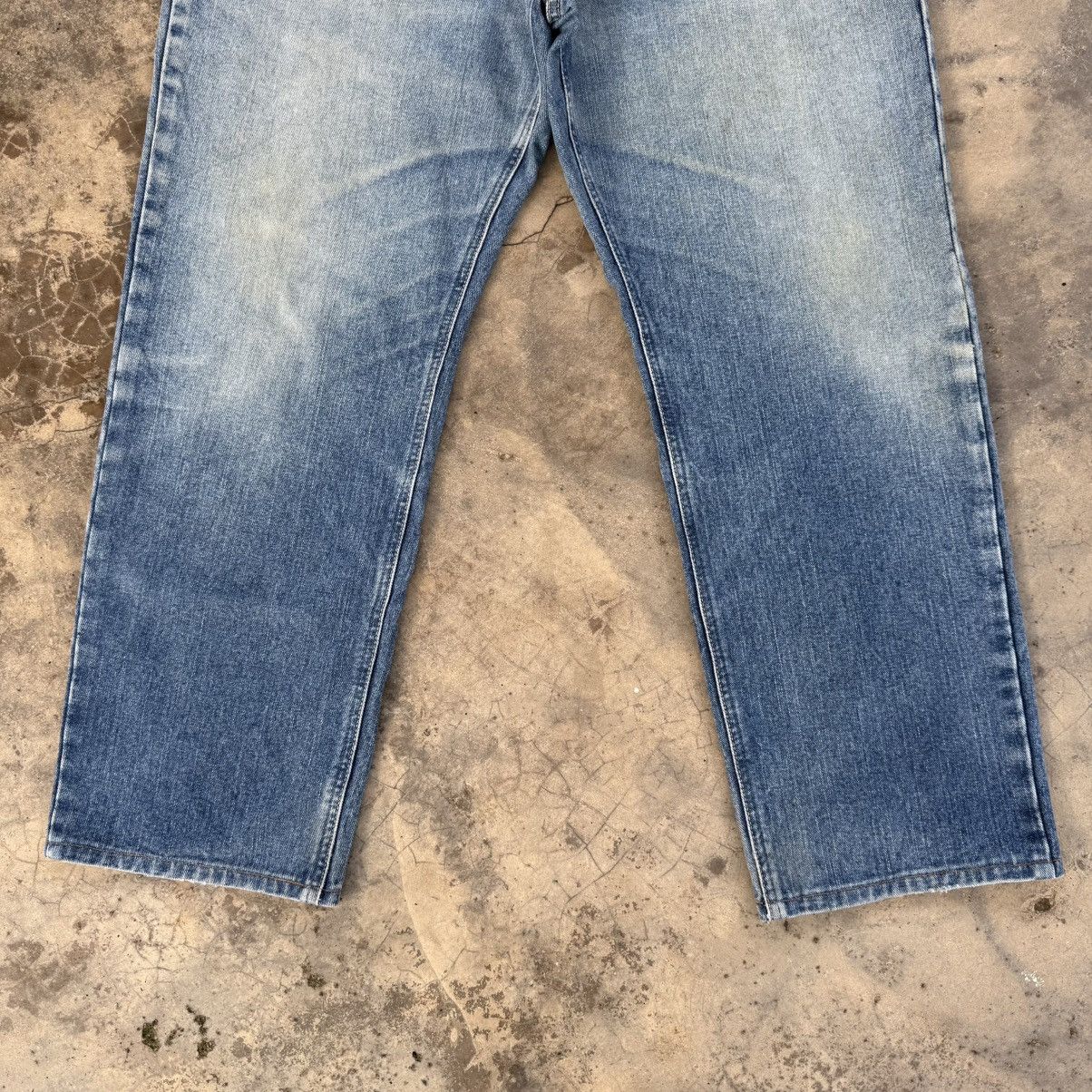 Edwin VINTAGE EDWIN FADED MUD WASH JEAN DENIM PANTS Size US 36 / EU 52 - 4 Thumbnail