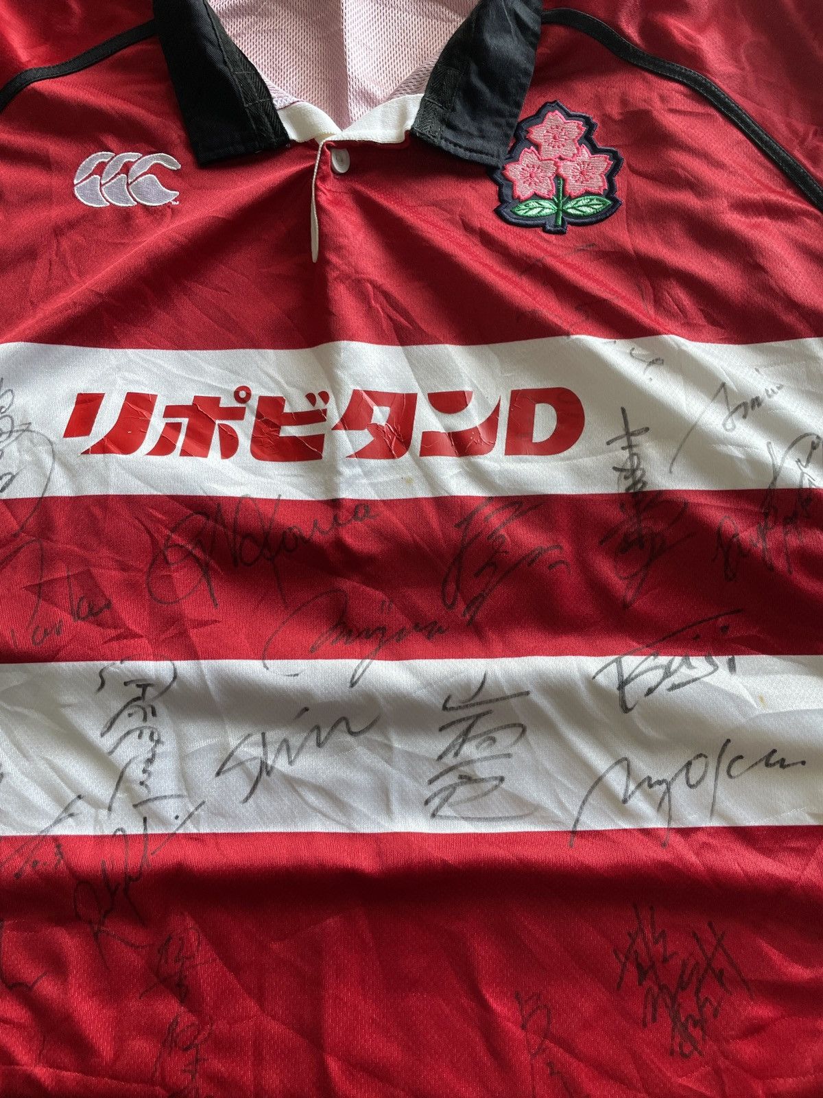 Canterbury of New Zealand Japan 2011 Rugby Canterbury Jersey 2XL Signed Collection Size US XXL / EU 58 / 5 - 10 Thumbnail