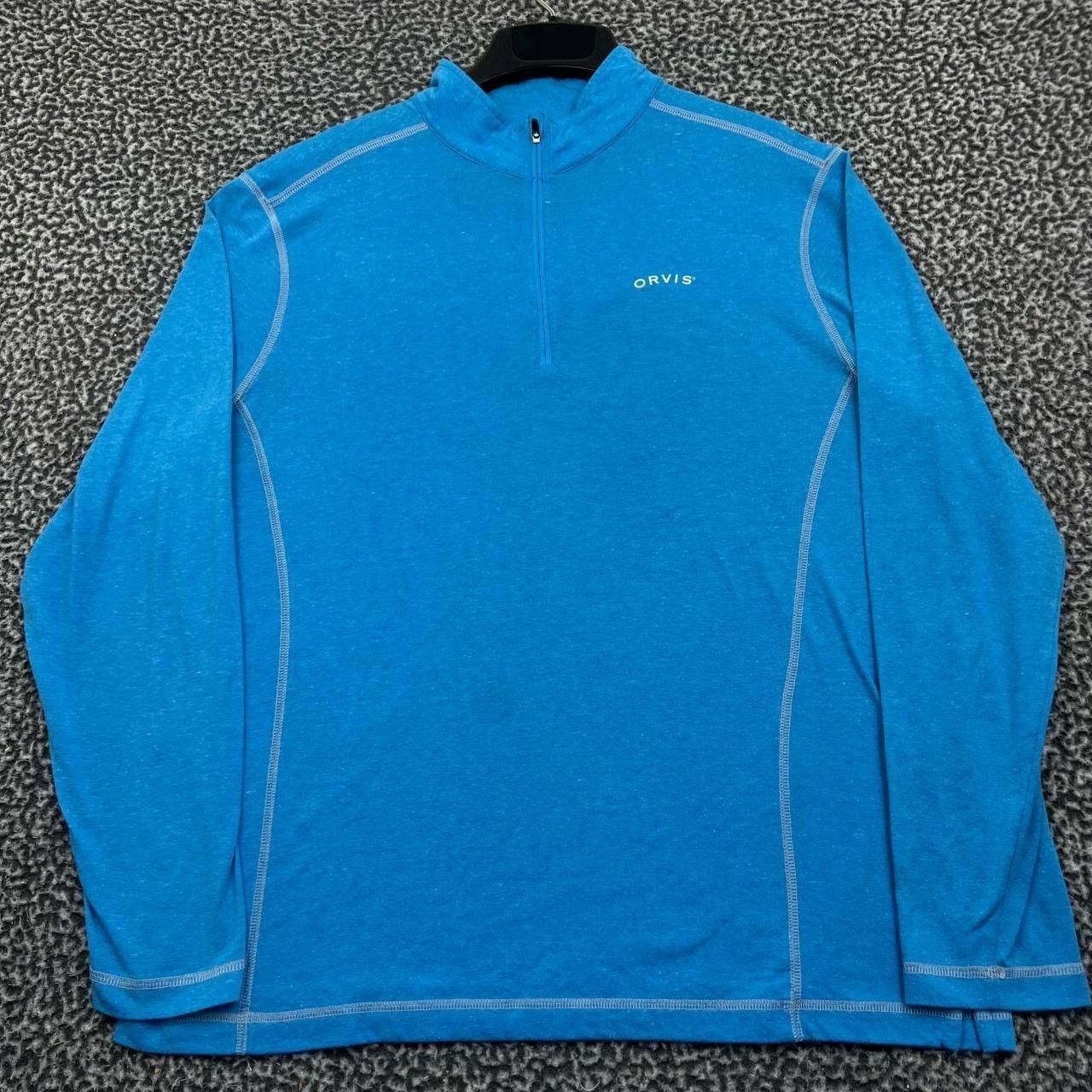Orvis Orvis Shirt Men Pullover Long Sleeve Quarter Zip Mock Neck L Size US L / EU 52-54 / 3 - 1 Thumbnail