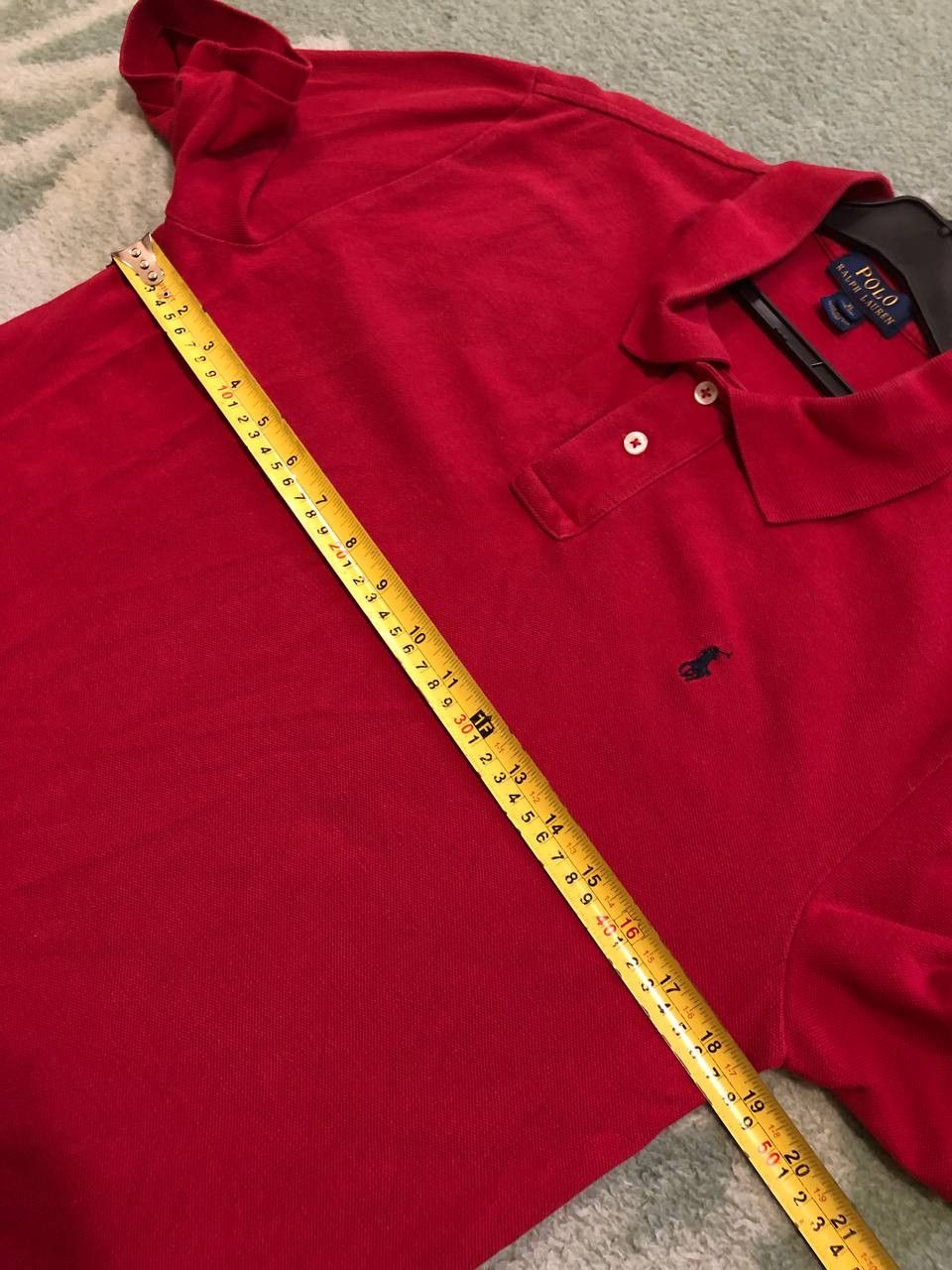 Polo Ralph Lauren Vintage red Polo Ralph Lauren logo T-Shirt crazy Y2K Size US XL / EU 56 / 4 - 13 Thumbnail