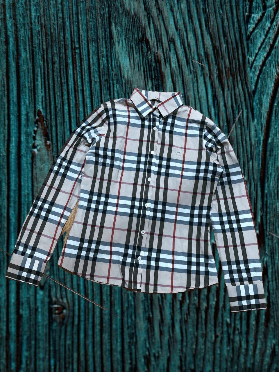 Burberry Burberry Brit Nova Check Button Down Long Sleeve Shirt Size M / US 6-8 / IT 42-44 - 1 Thumbnail