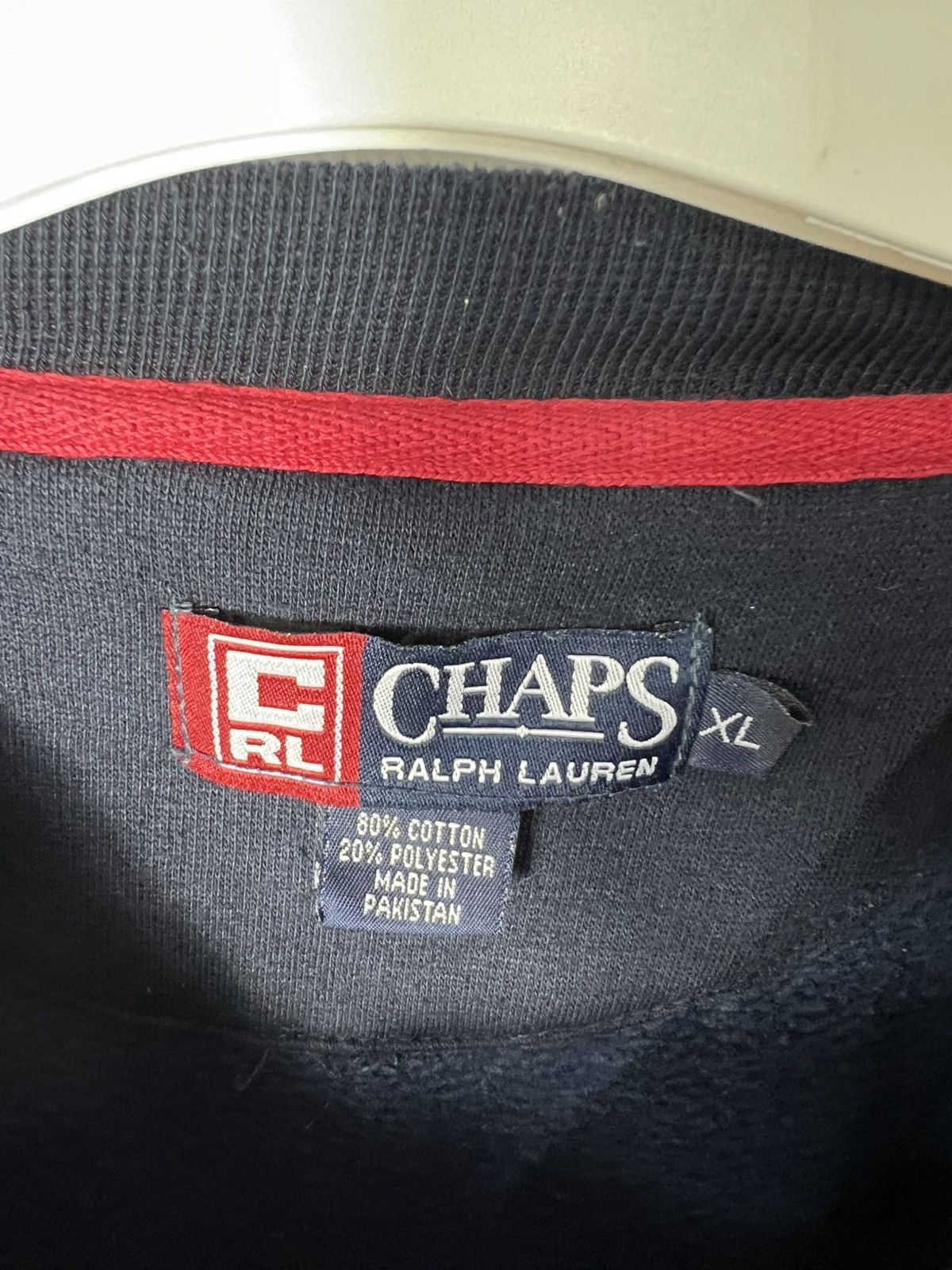 Chaps Ralph Lauren Vintage Chaps Ralph Lauren Y2K Big Logo Rare Sweatshirt Size US XL / EU 56 / 4 - 3 Thumbnail