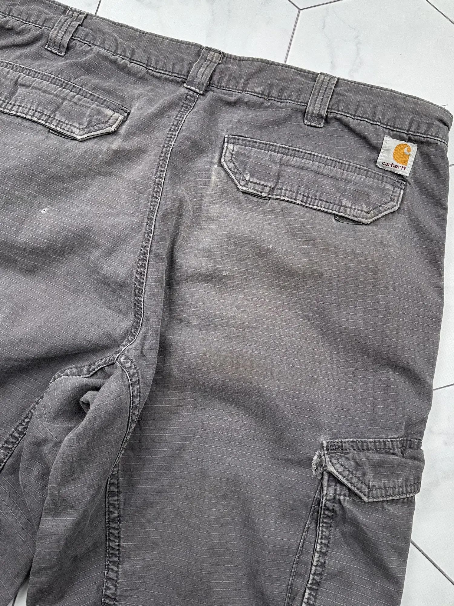 Carhartt Carhartt Thrashed Vintage Cargo Pants (B254) Size US 38 / EU 54 - 17 Thumbnail
