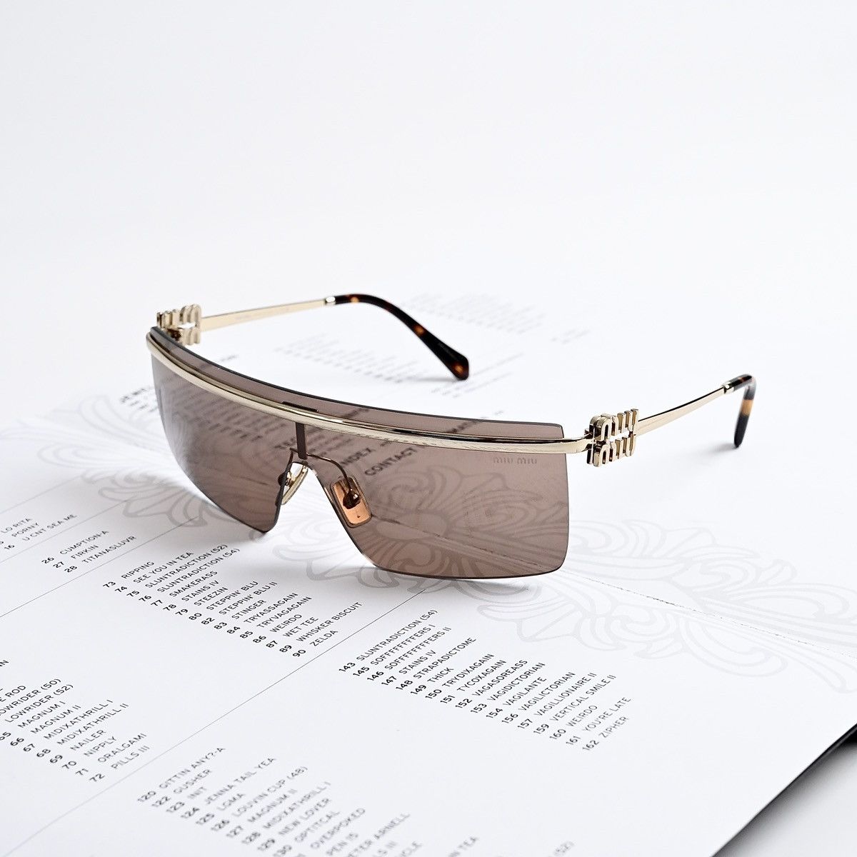 Miu Miu MIU MIU 0MU 50ZS SUNGLASSES Size ONE SIZE - 1 Thumbnail
