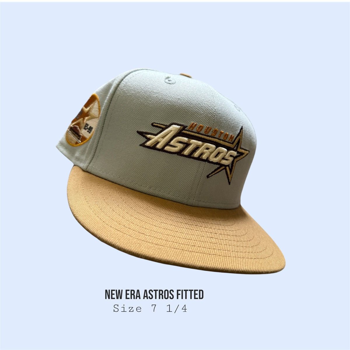 New Era New Era Astros Fitted 7 1/4 Size ONE SIZE - 1 Thumbnail