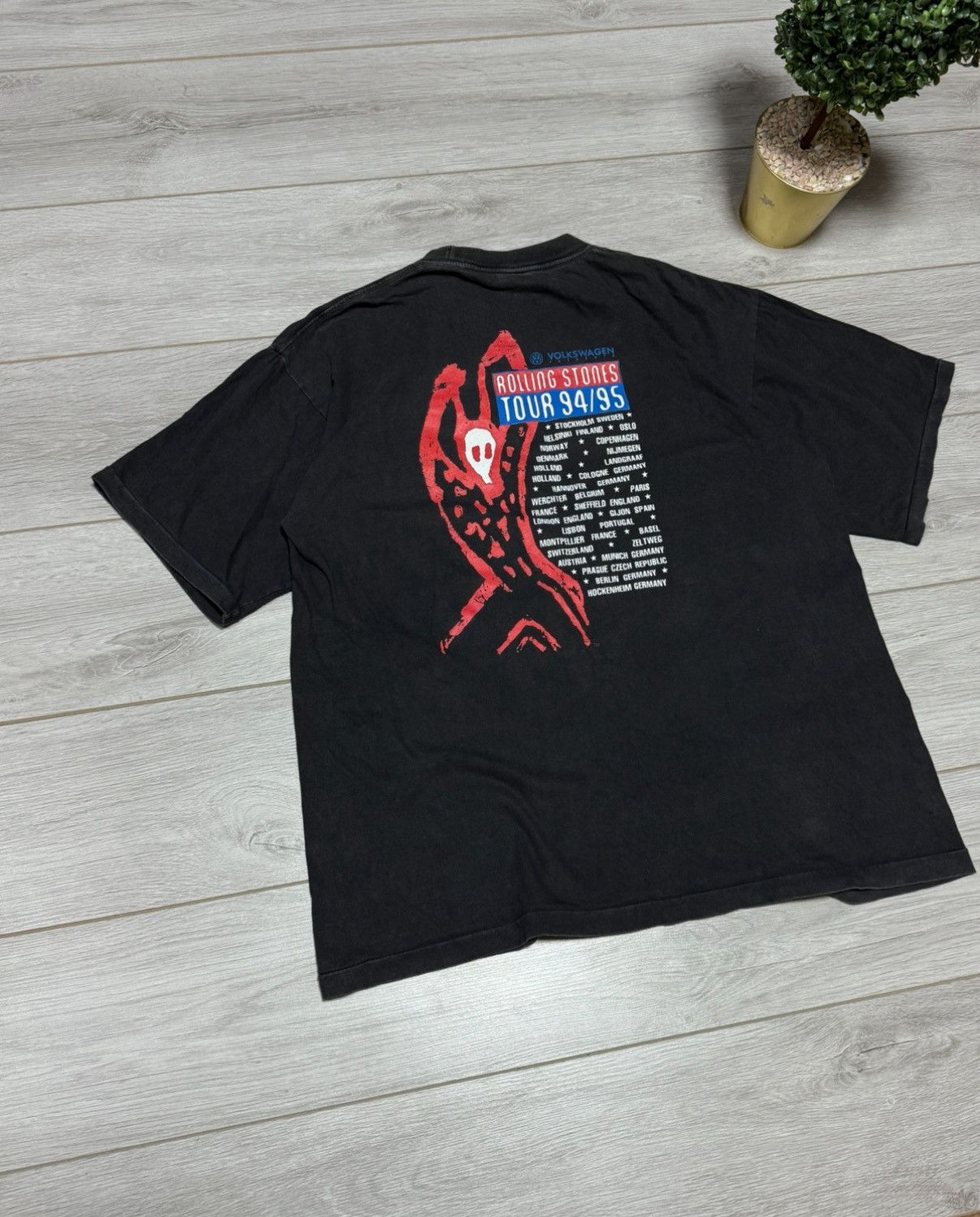 The Rolling Stones The Rolling Stones 1994 1995 tour voodoo lounge vintage tee Size US XL / EU 56 / 4 - 2 Thumbnail