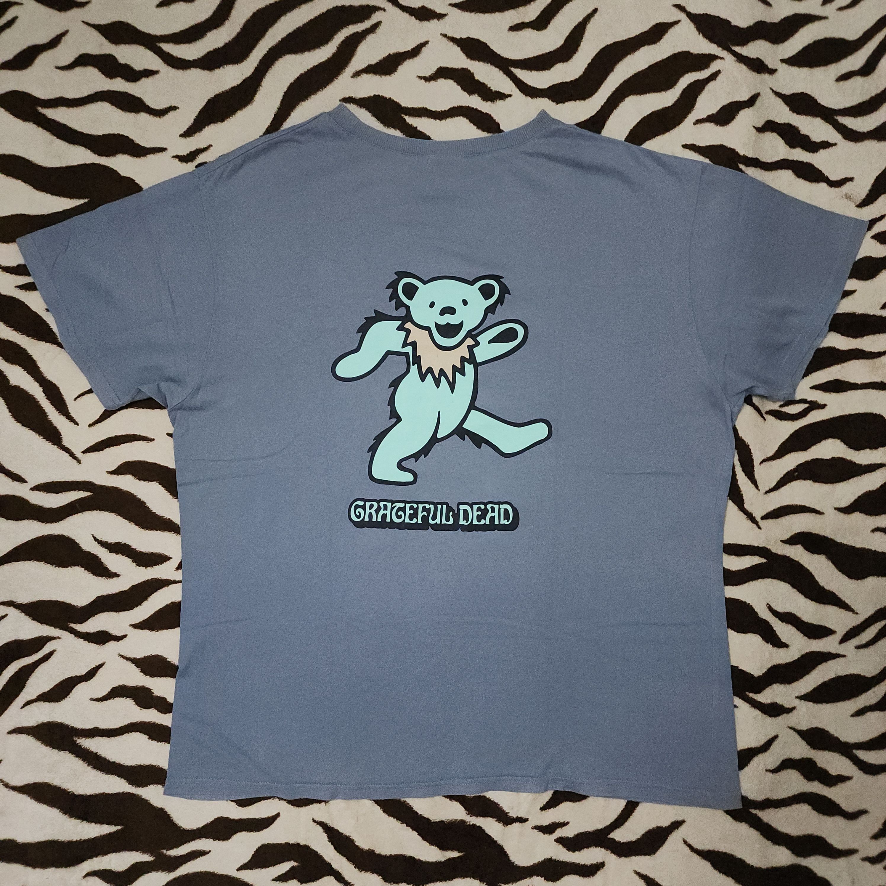 Grateful Dead Grateful Dead Dancing Bear blue cotton shirt @2021 Size US M / EU 48-50 / 2 - 1 Thumbnail