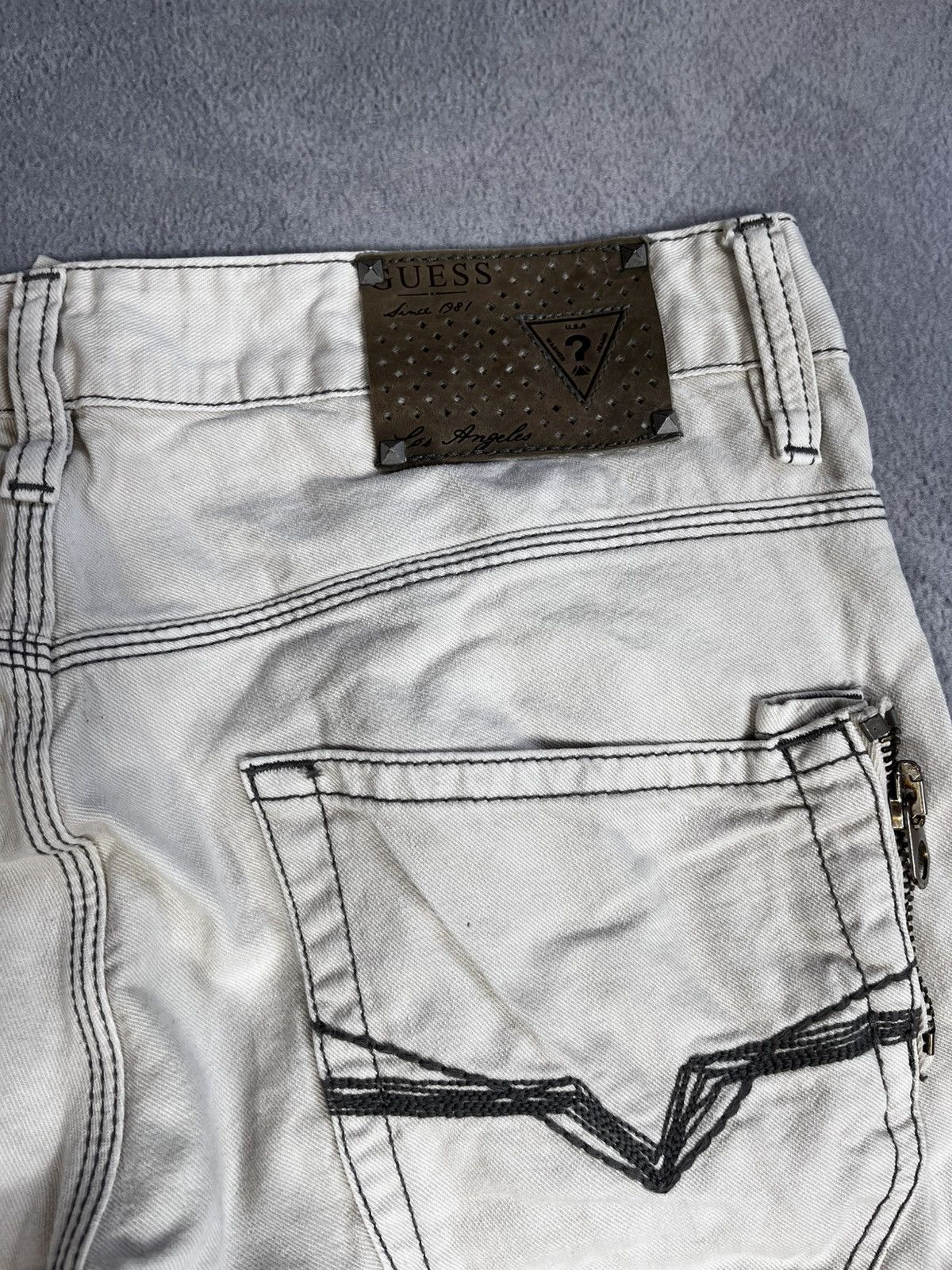 Guess Vintage Y2K Guess straight denim jeans streetwear 33 Size US 33 - 5 Thumbnail